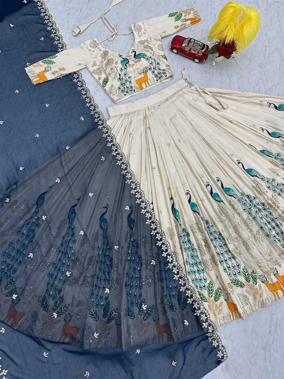 YNF Wholesale Chinon Traditional Lehenga  | Surat Manufacturer