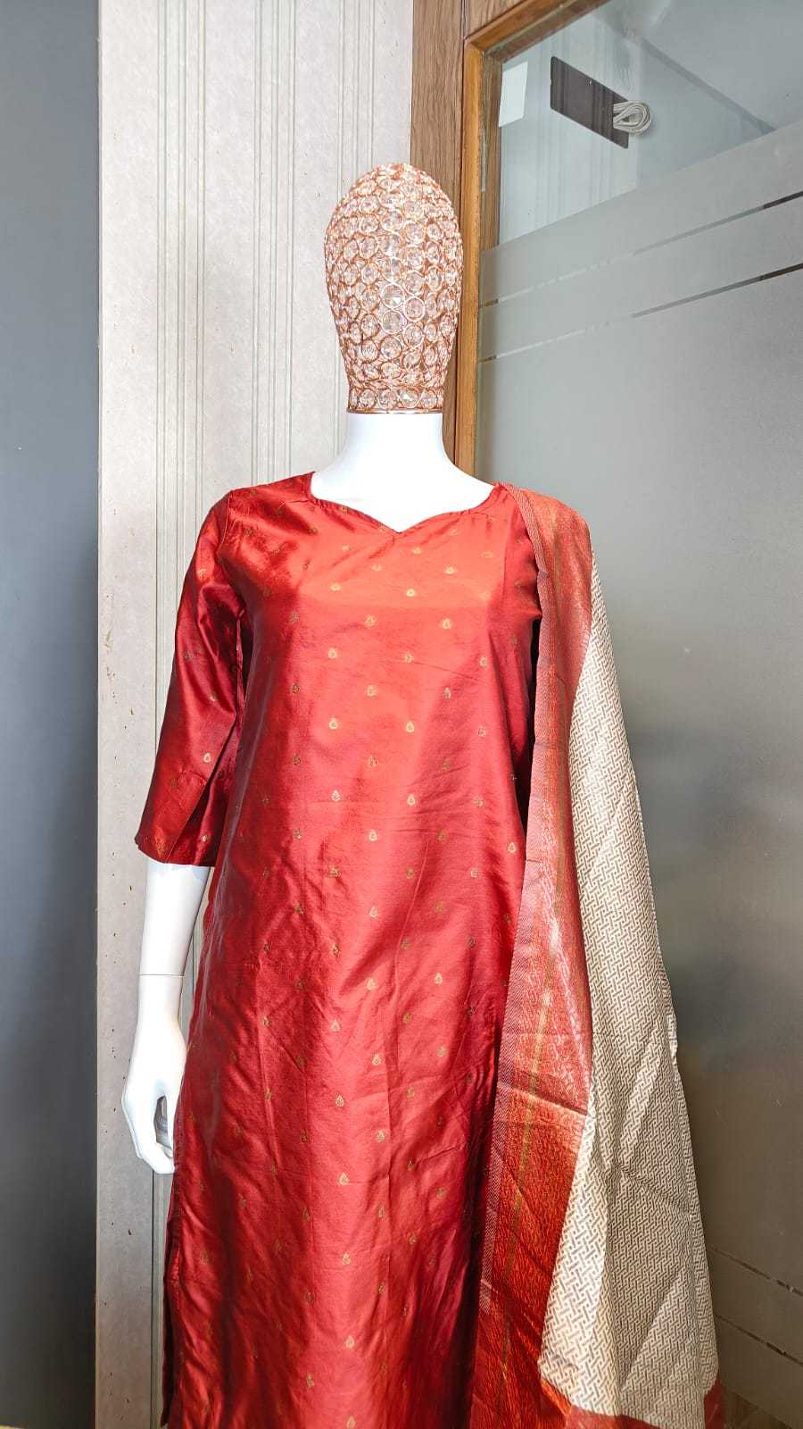 YNF Wholesale Jacquard Party Wear Kurtis  | Surat Manufacturer