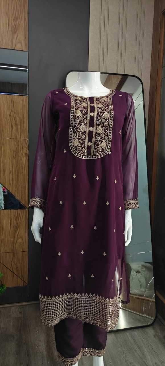 YNF Wholesale Georgette Georgette Kurti  | Surat Manufacturer