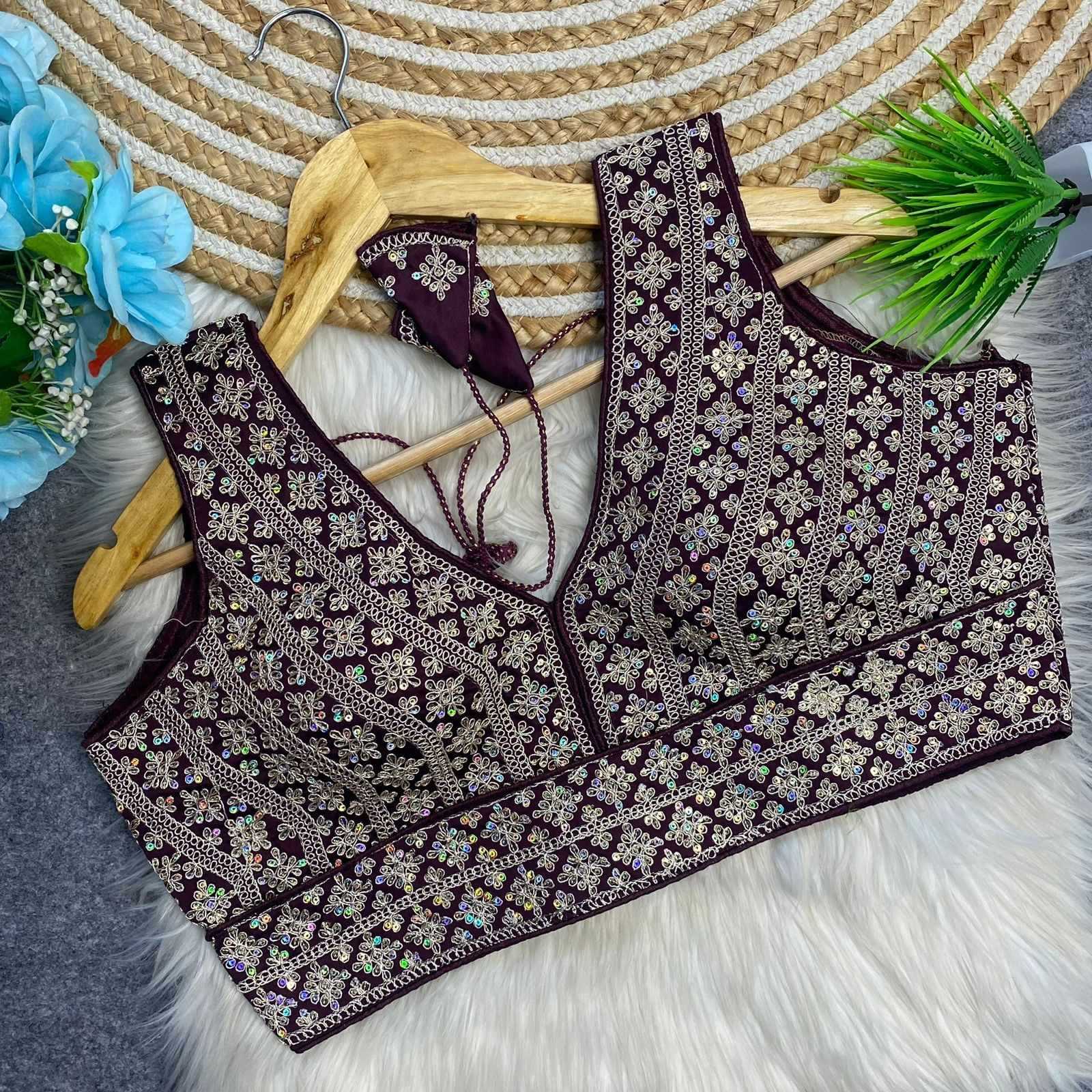 YNF Wholesale Silk Blouse  | Surat Manufacturer
