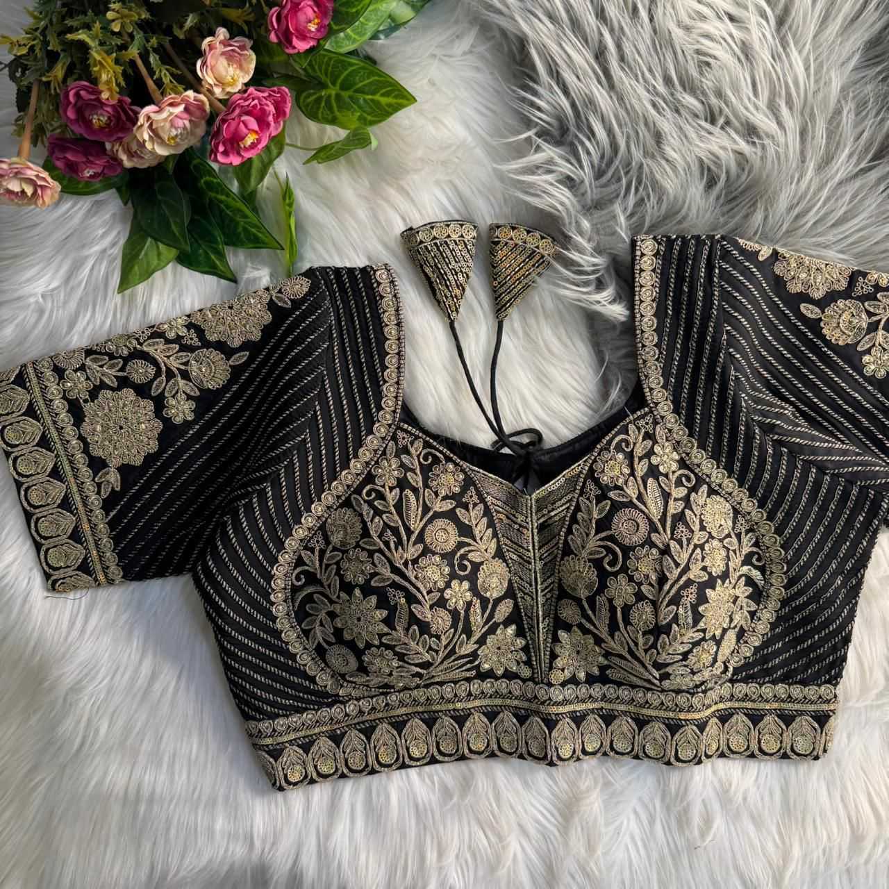 YNF Wholesale Silk V-Neck Blouses  | Surat Manufacturer