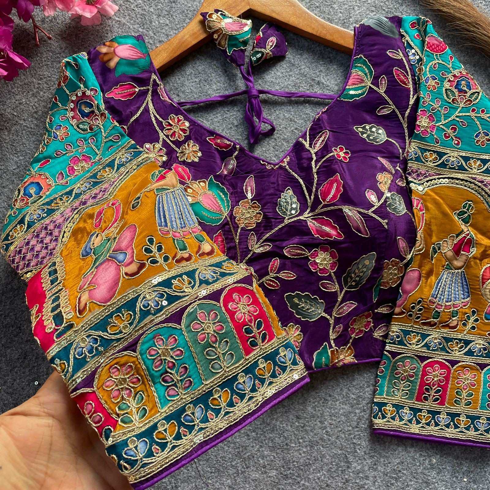 YNF Wholesale Pure Crepe Blouse  | Surat Manufacturer