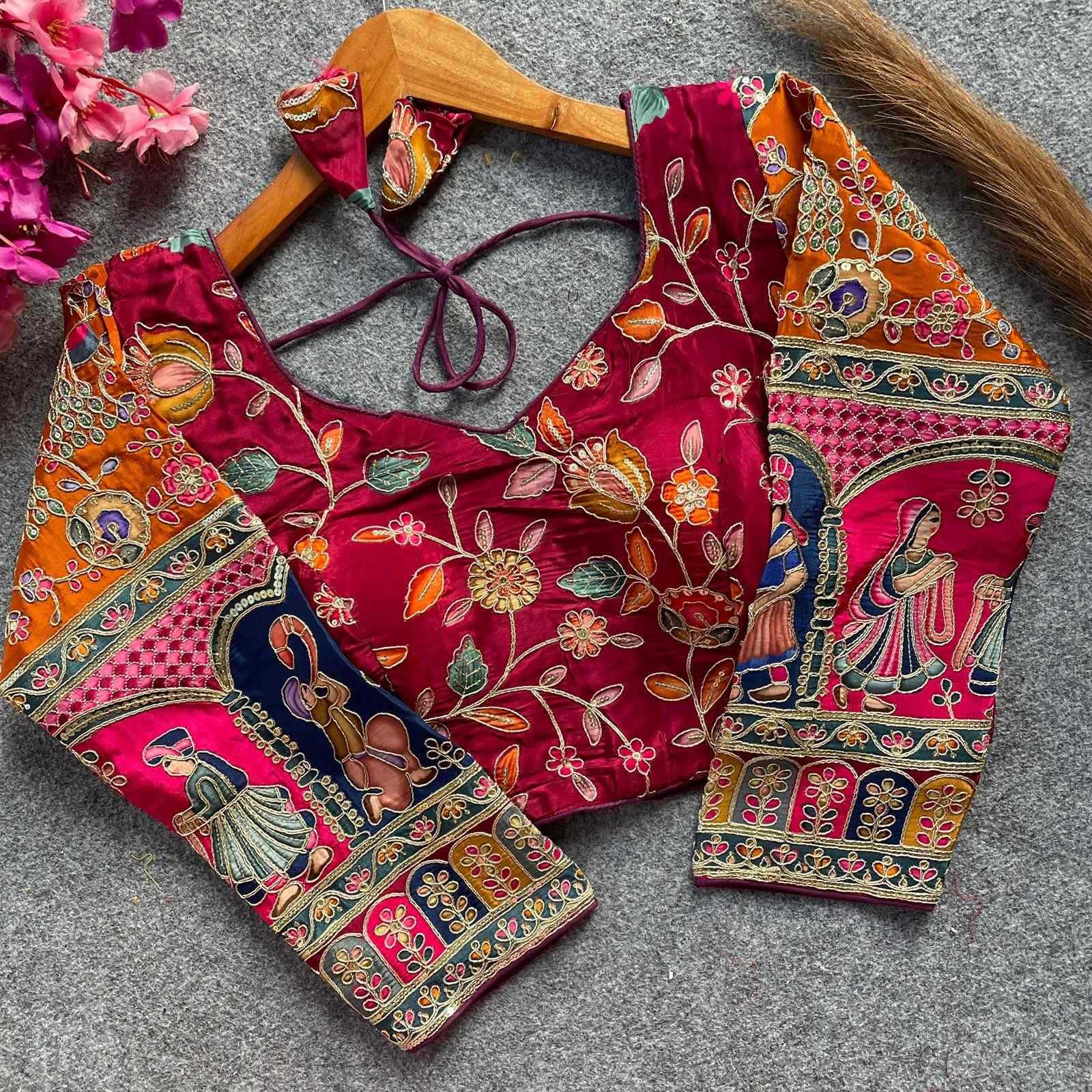 YNF Wholesale Pure Crepe Blouse  | Surat Manufacturer