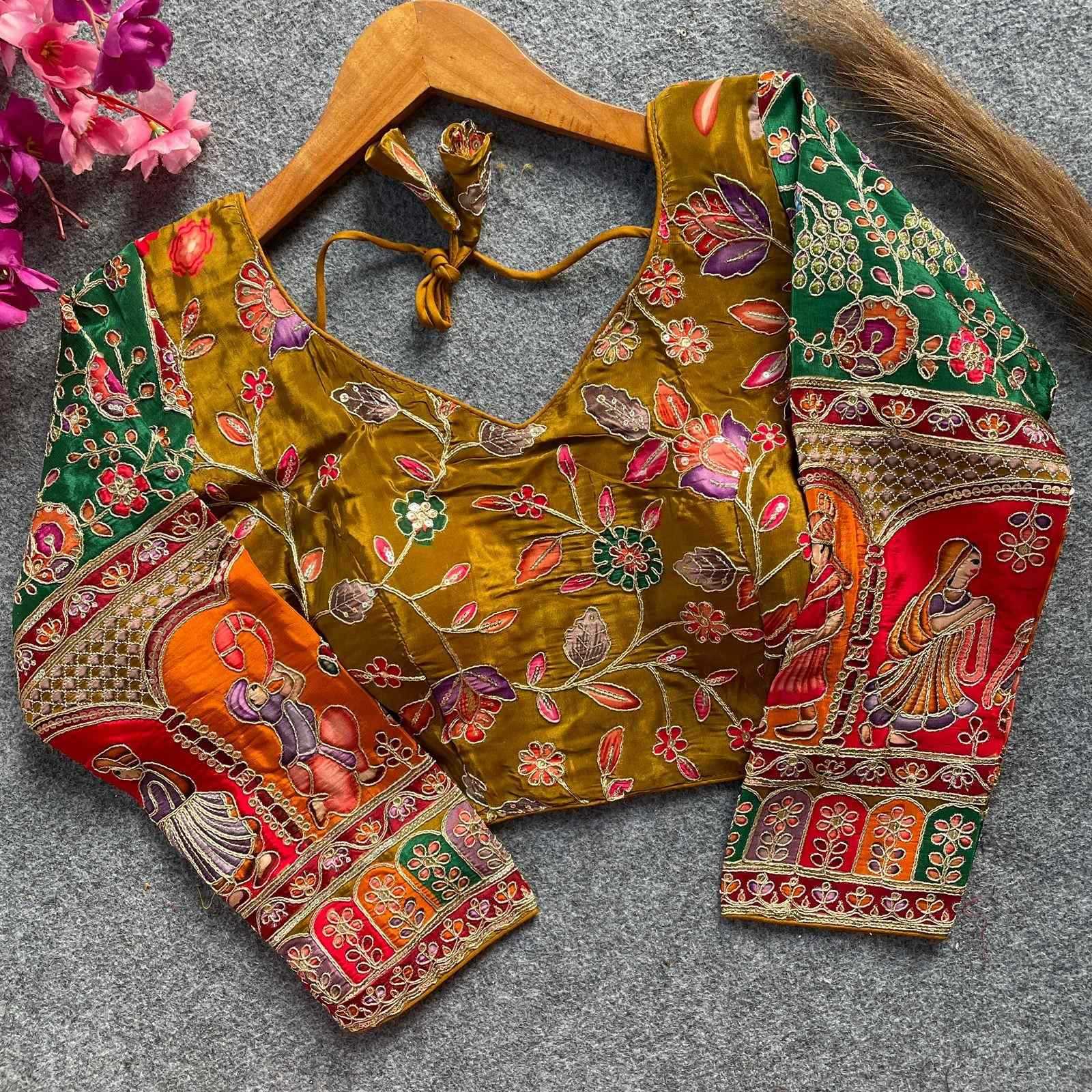 YNF Wholesale Pure Crepe Blouse  | Surat Manufacturer