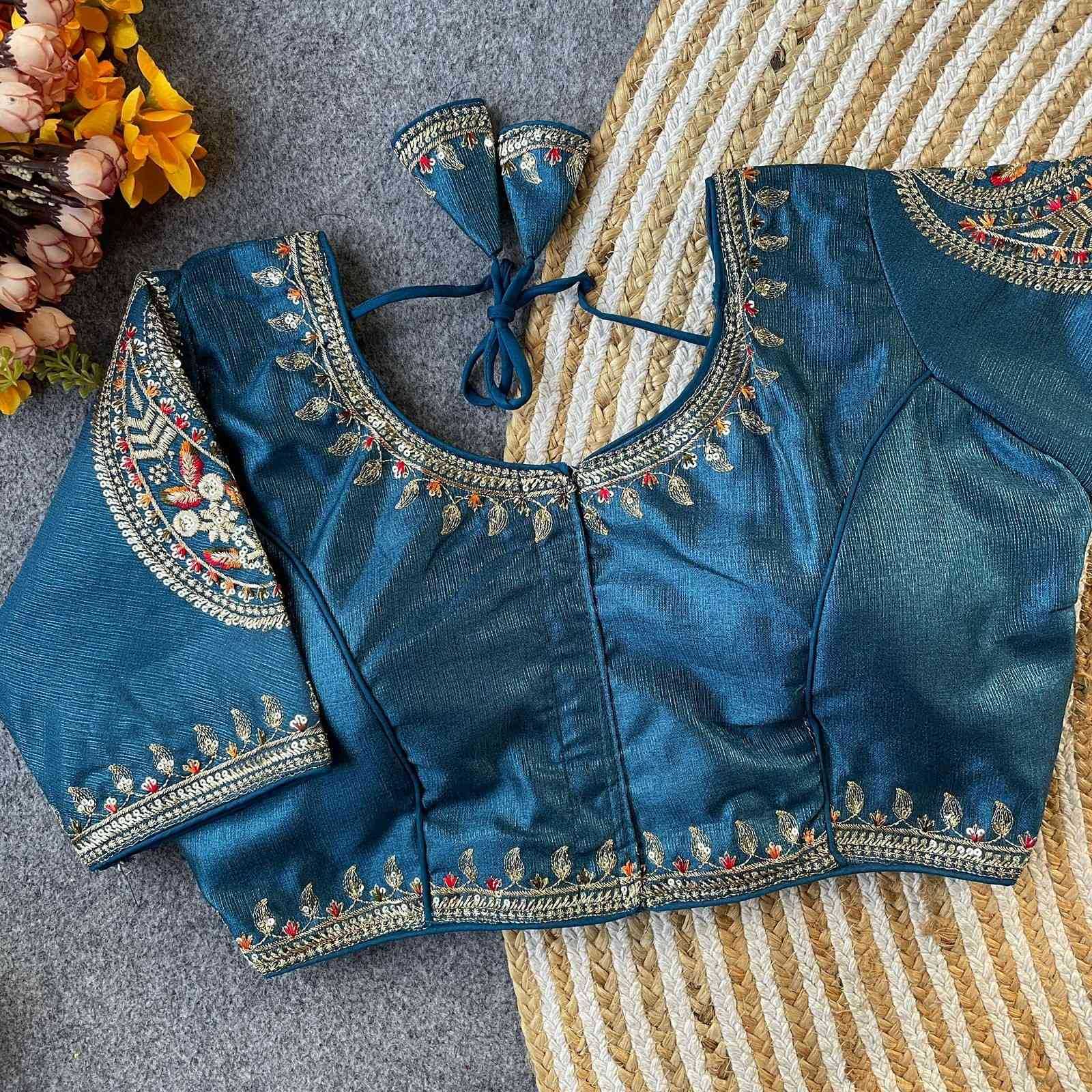 YNF Wholesale Silk Blouse  | Surat Manufacturer