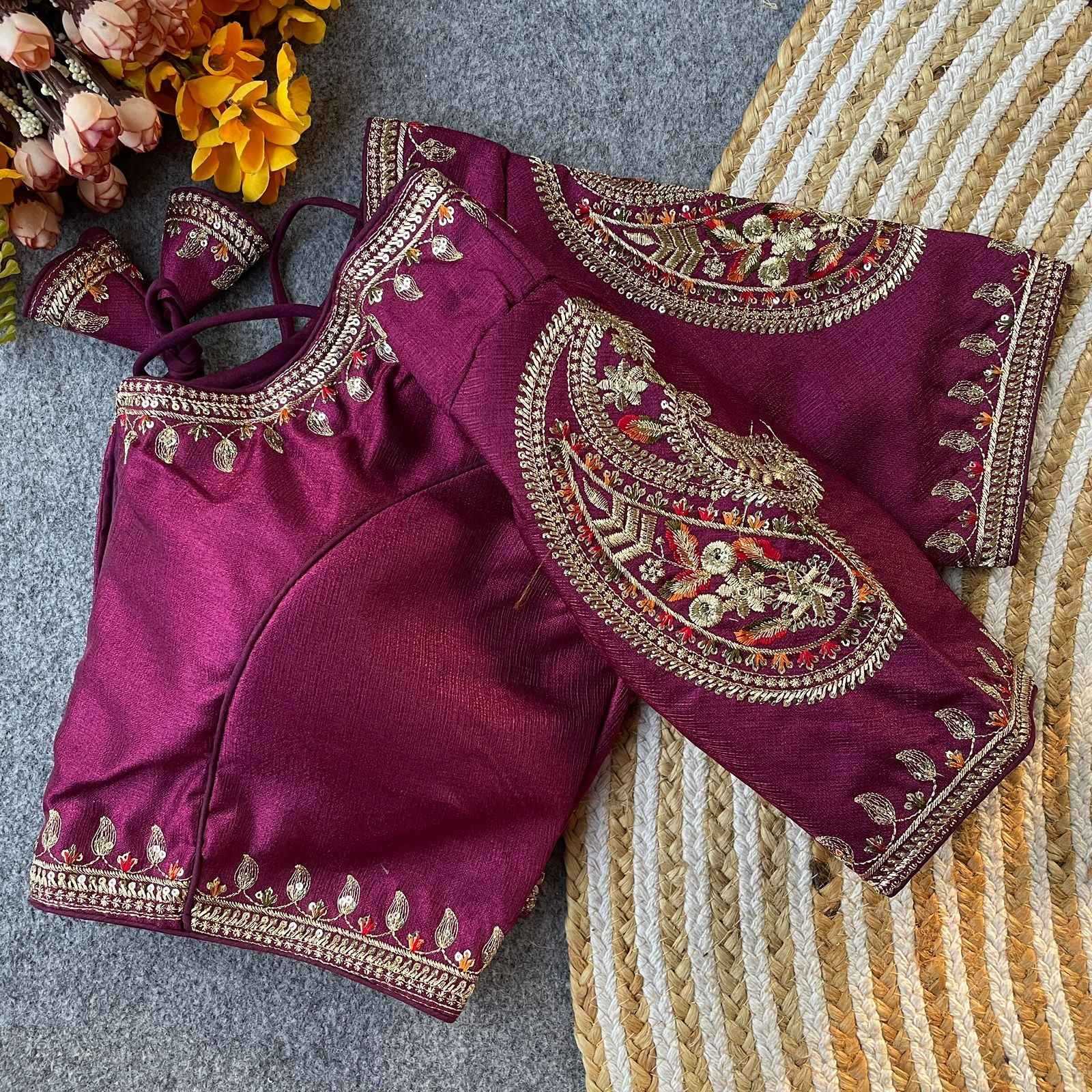 YNF Wholesale Silk Blouse  | Surat Manufacturer