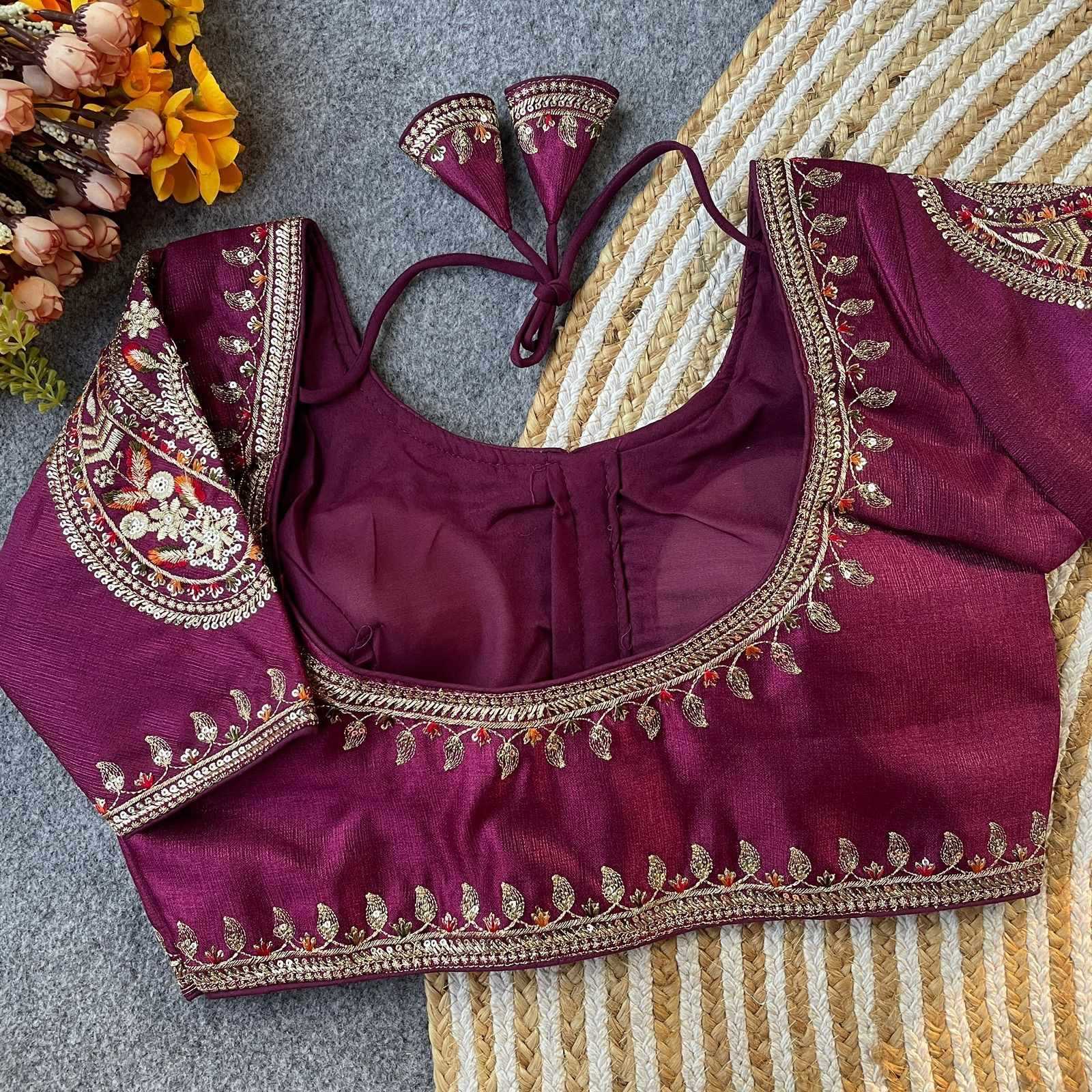 YNF Wholesale Silk Blouse  | Surat Manufacturer