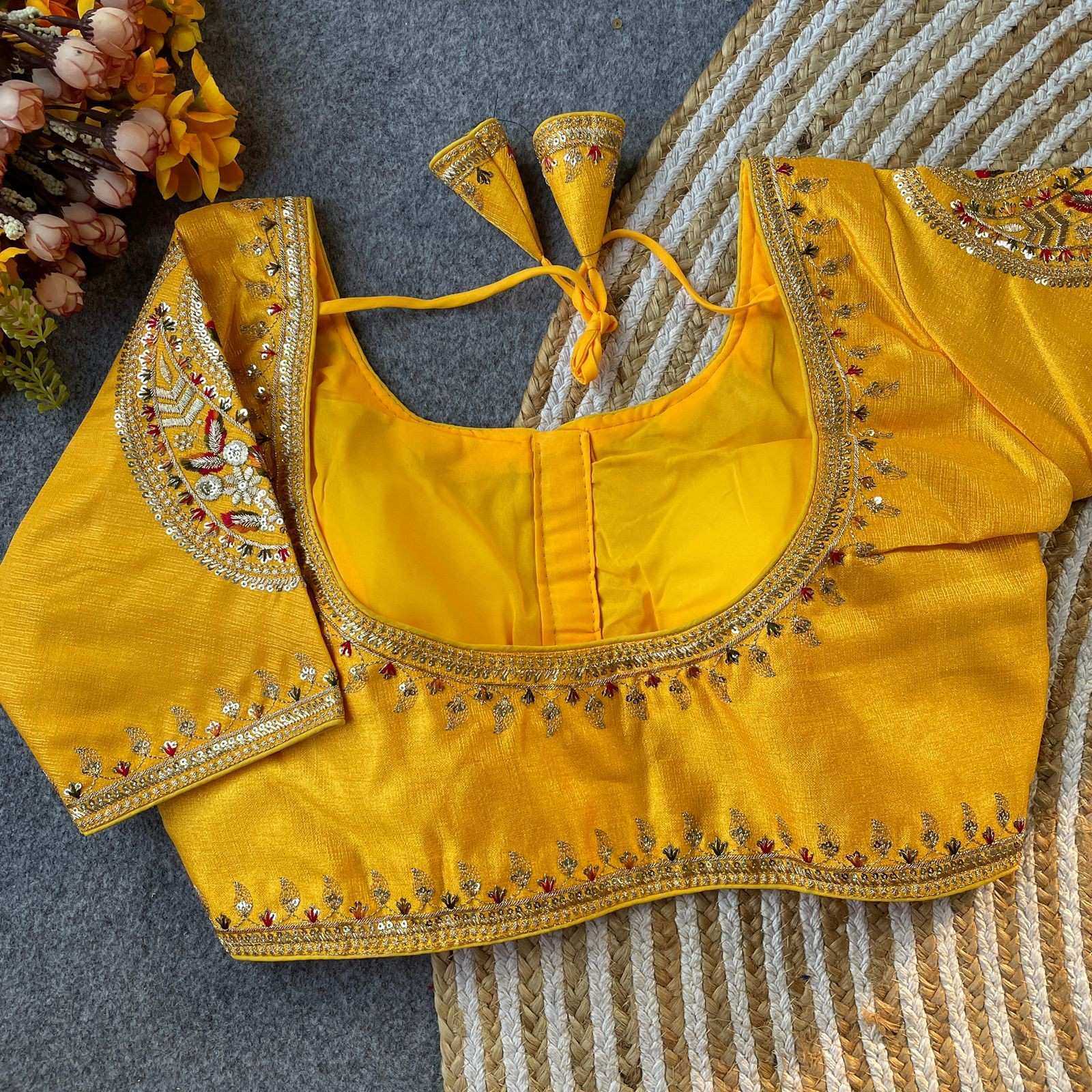 YNF Wholesale Silk Blouse  | Surat Manufacturer