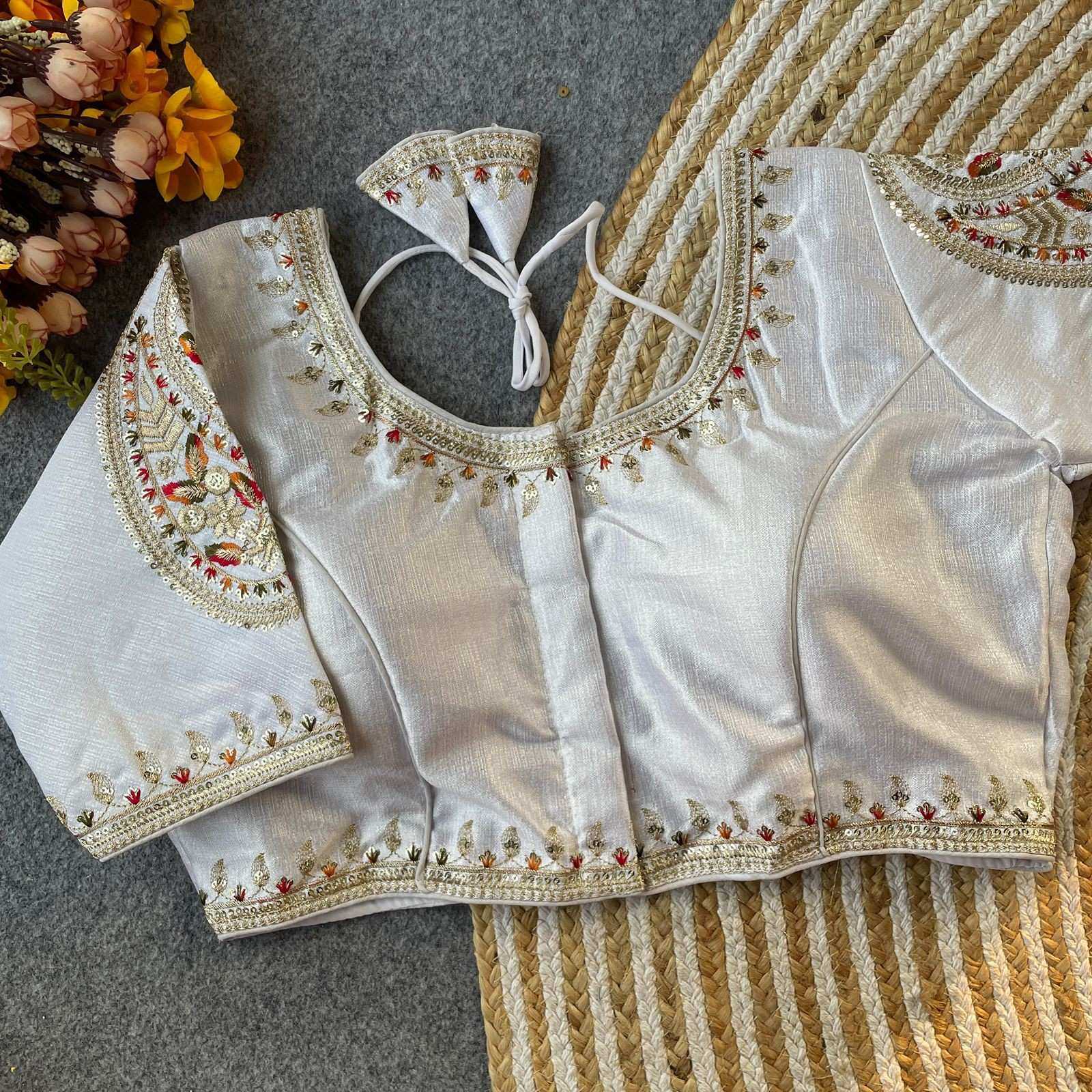 YNF Wholesale Silk Blouse  | Surat Manufacturer
