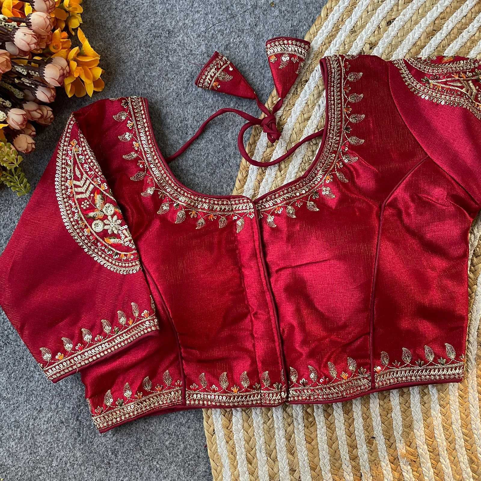 YNF Wholesale Silk Blouse  | Surat Manufacturer