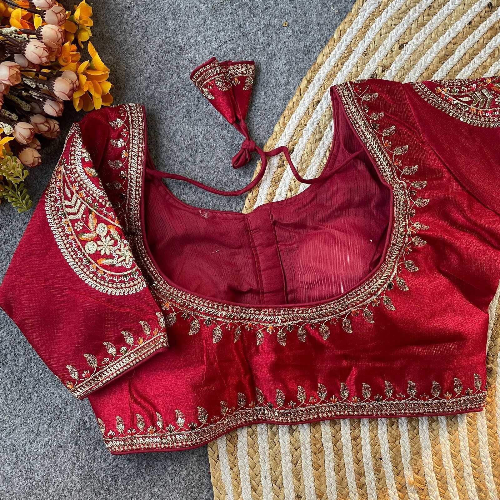 YNF Wholesale Silk Blouse  | Surat Manufacturer