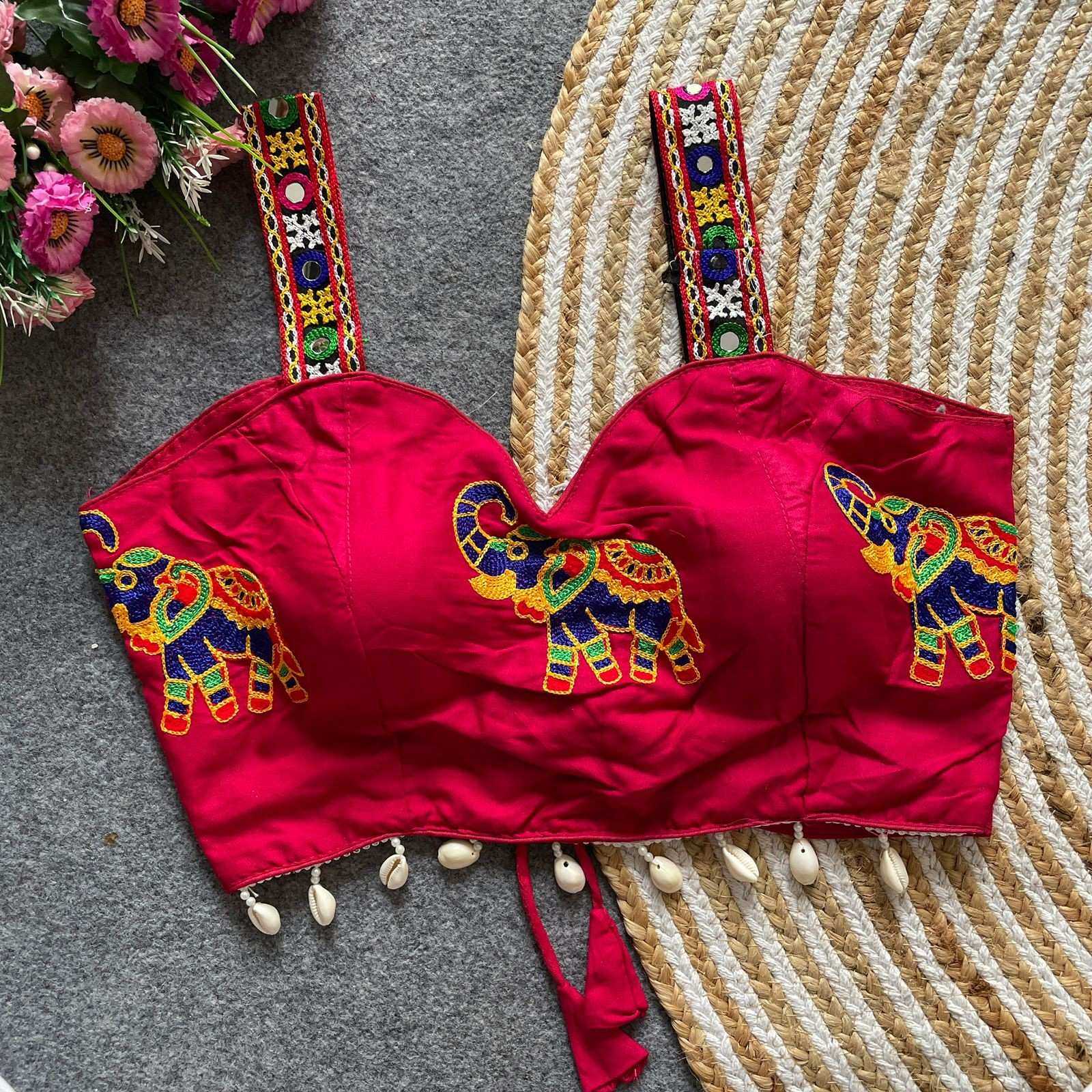 YNF Wholesale Cotton V-Neck Blouses  | Surat Manufacturer