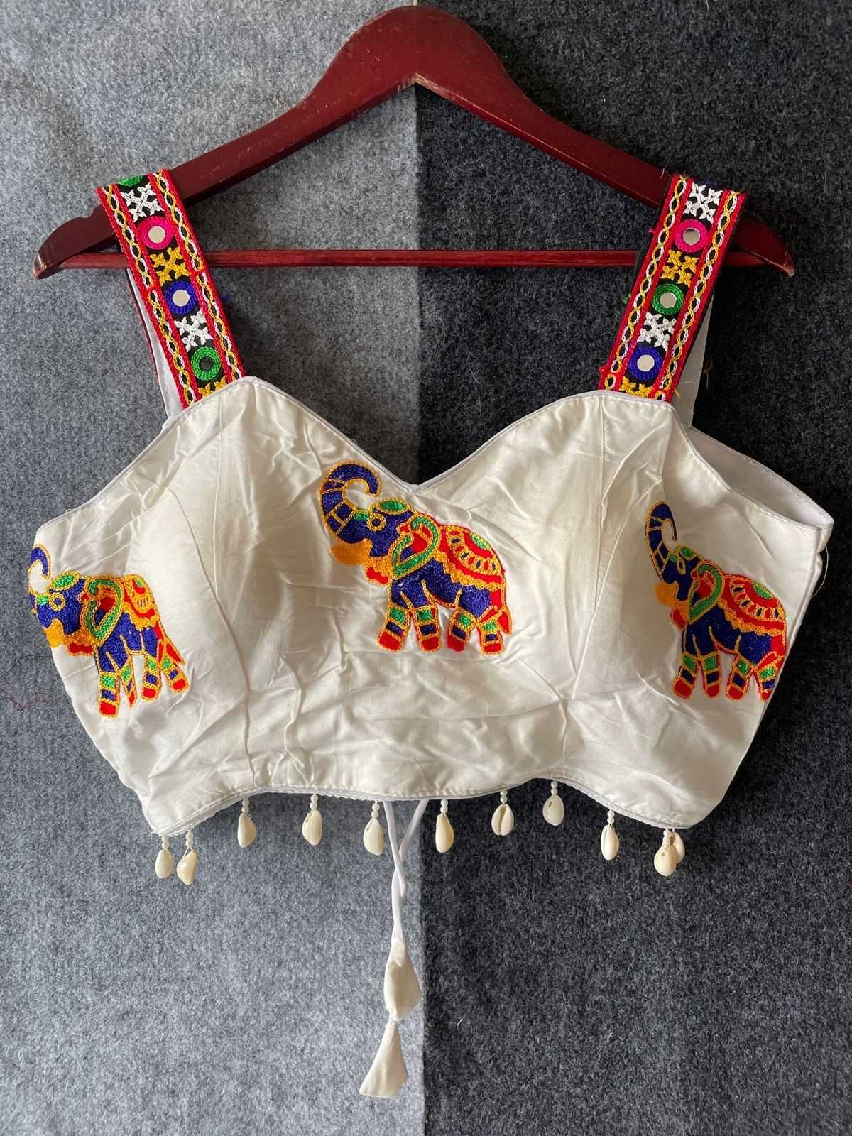 YNF Wholesale Cotton V-Neck Blouses  | Surat Manufacturer