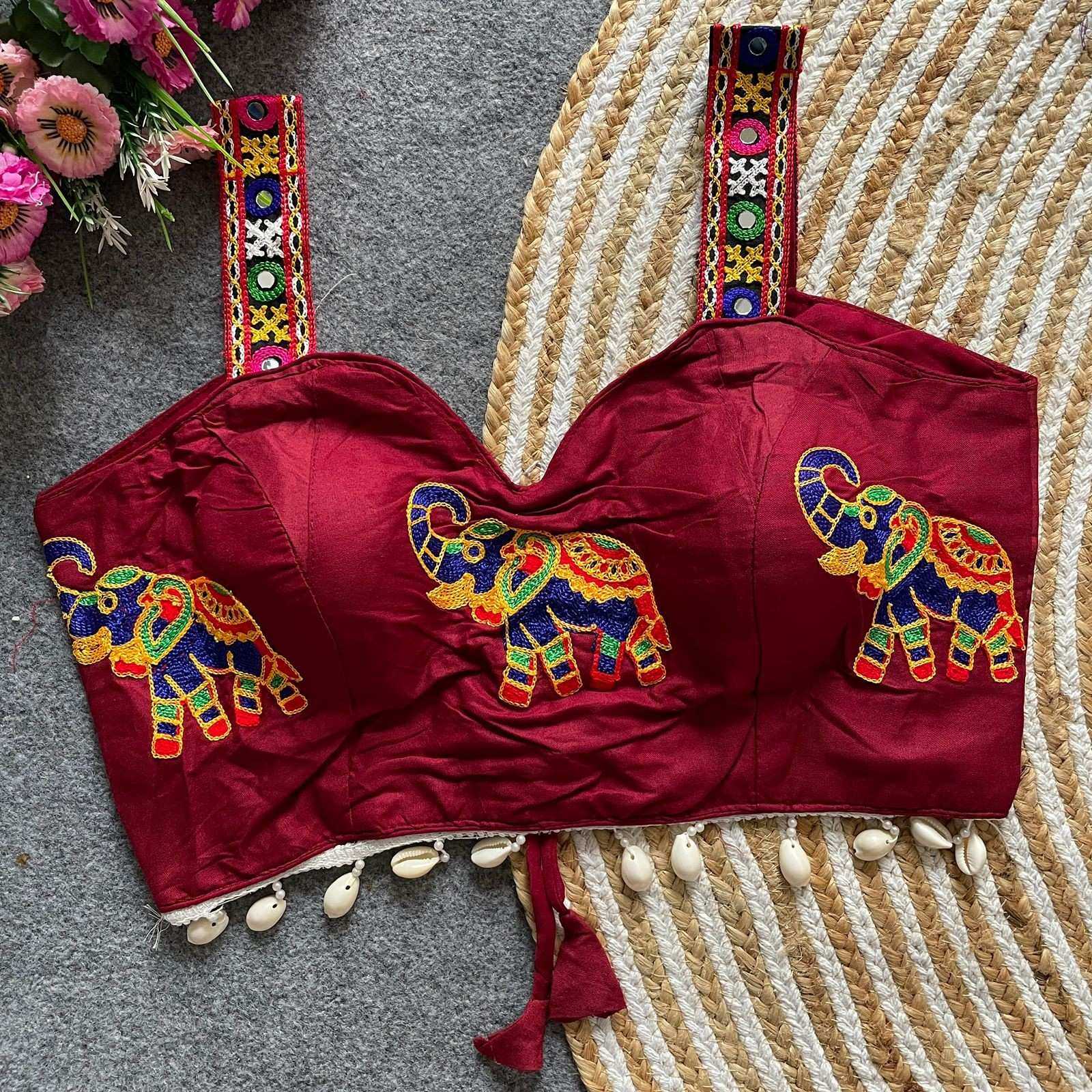 YNF Wholesale Cotton V-Neck Blouses  | Surat Manufacturer