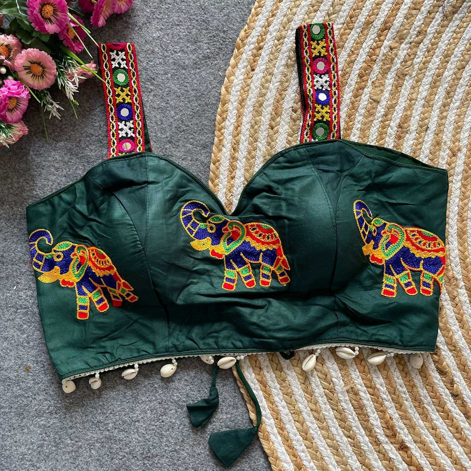 YNF Wholesale Cotton V-Neck Blouses  | Surat Manufacturer