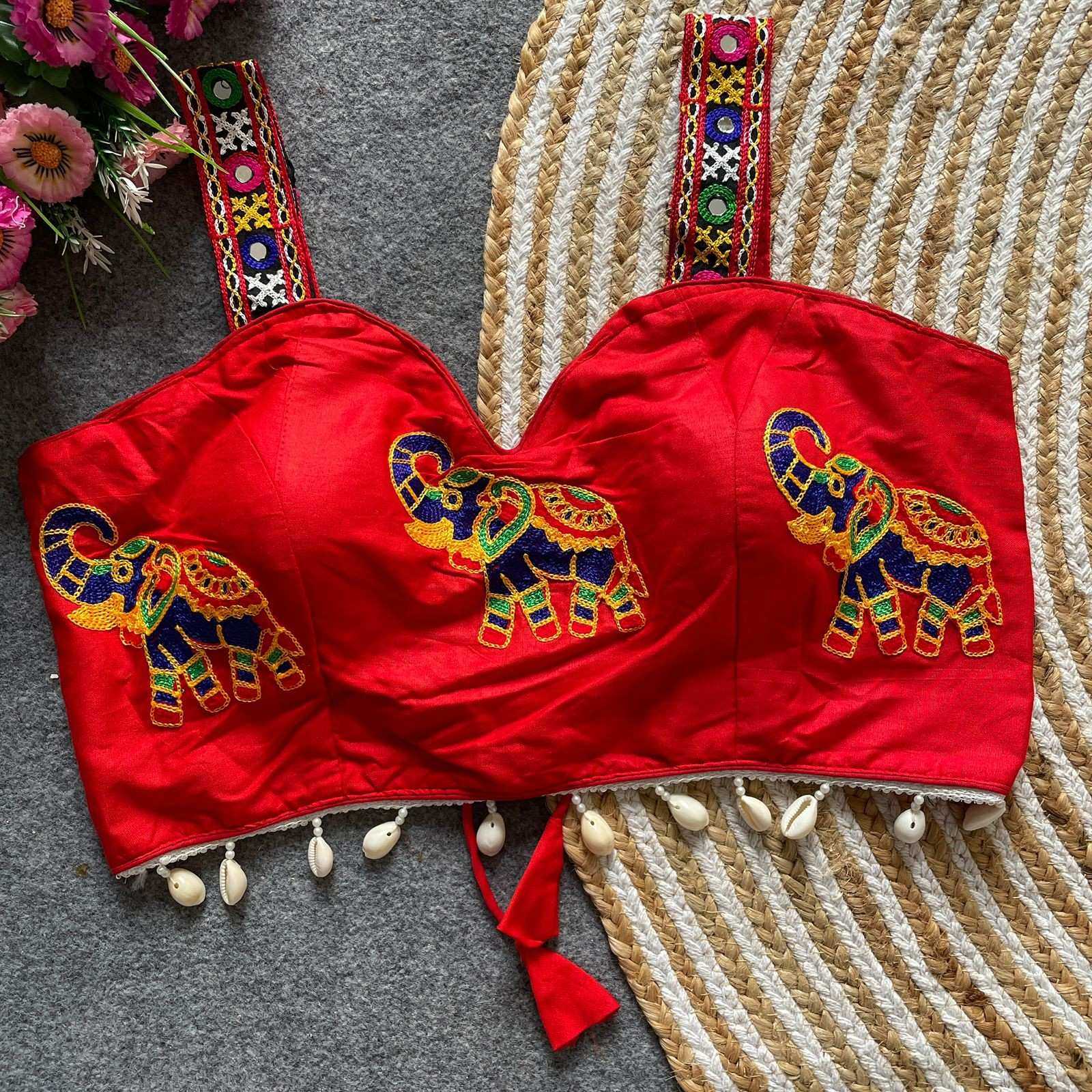 YNF Wholesale Cotton V-Neck Blouses  | Surat Manufacturer