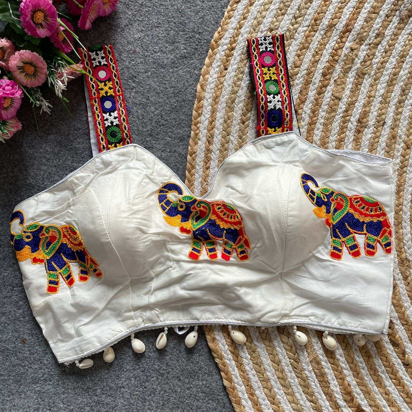 YNF Wholesale Cotton V-Neck Blouses  | Surat Manufacturer