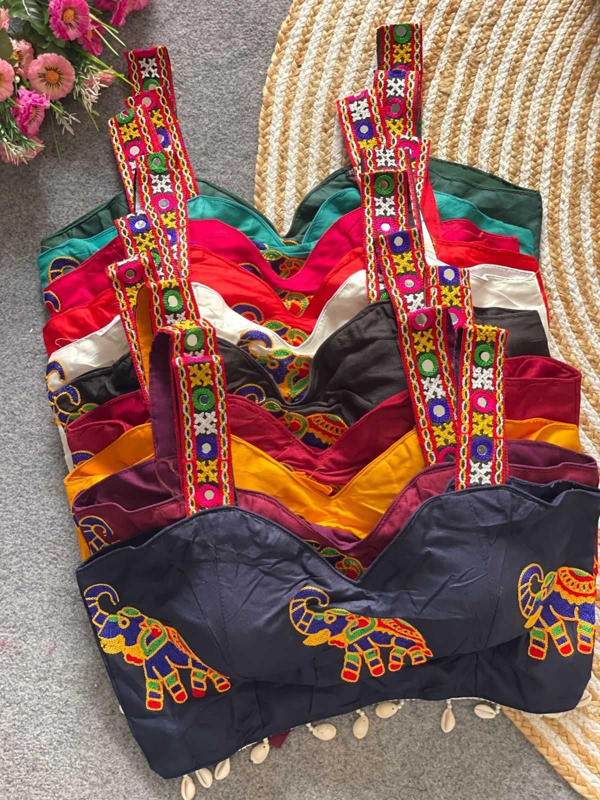 YNF Wholesale Cotton V-Neck Blouses  | Surat Manufacturer