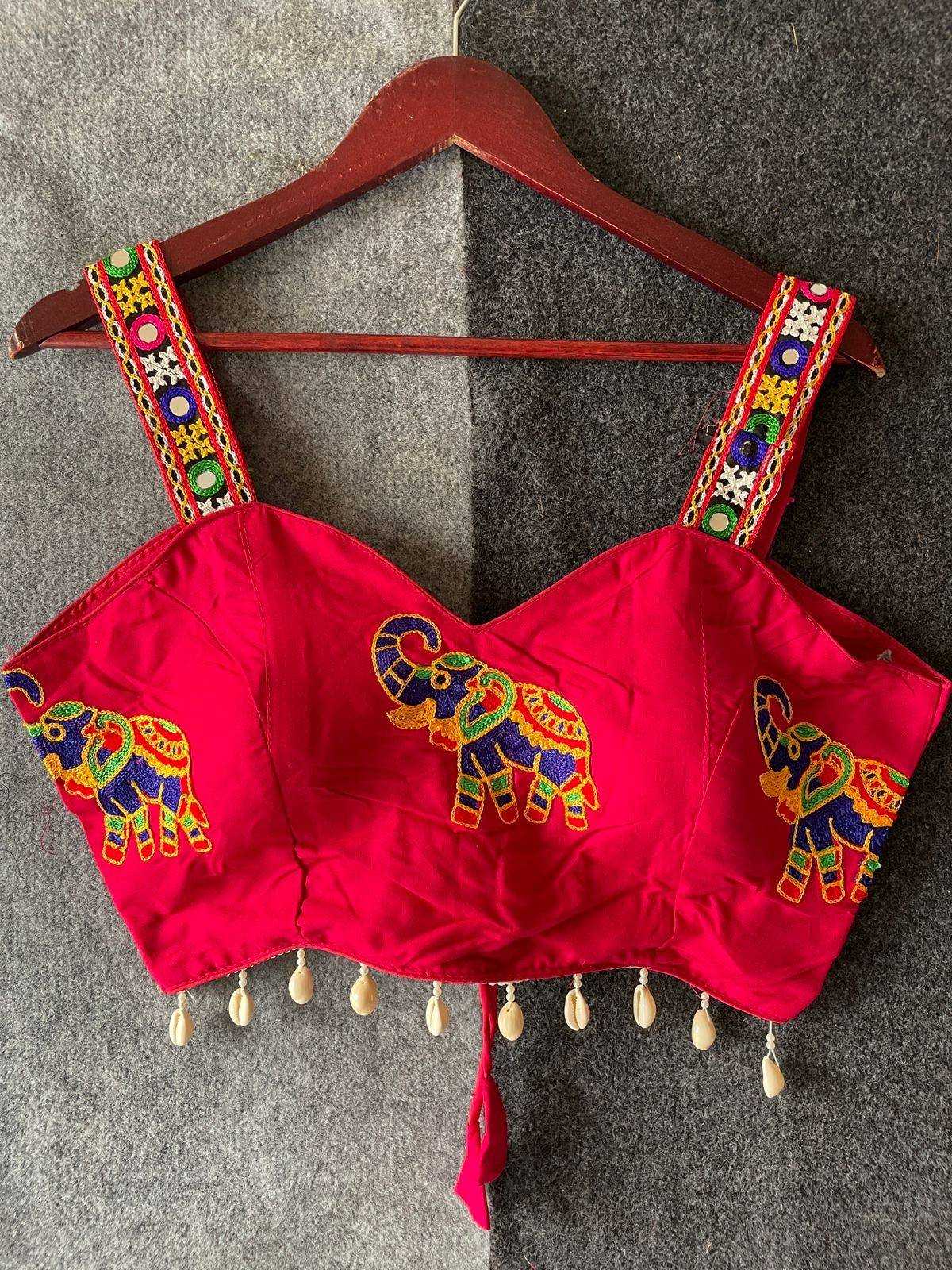 YNF Wholesale Cotton V-Neck Blouses  | Surat Manufacturer