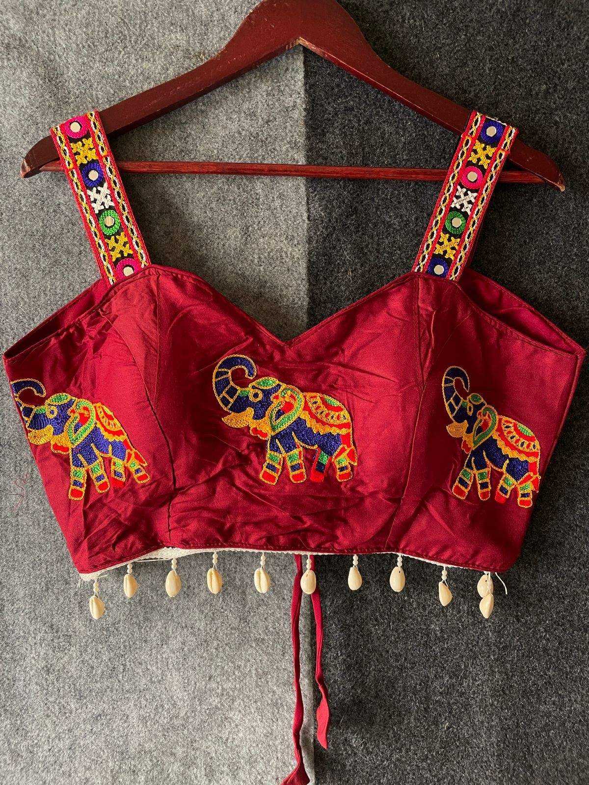 YNF Wholesale Cotton V-Neck Blouses  | Surat Manufacturer