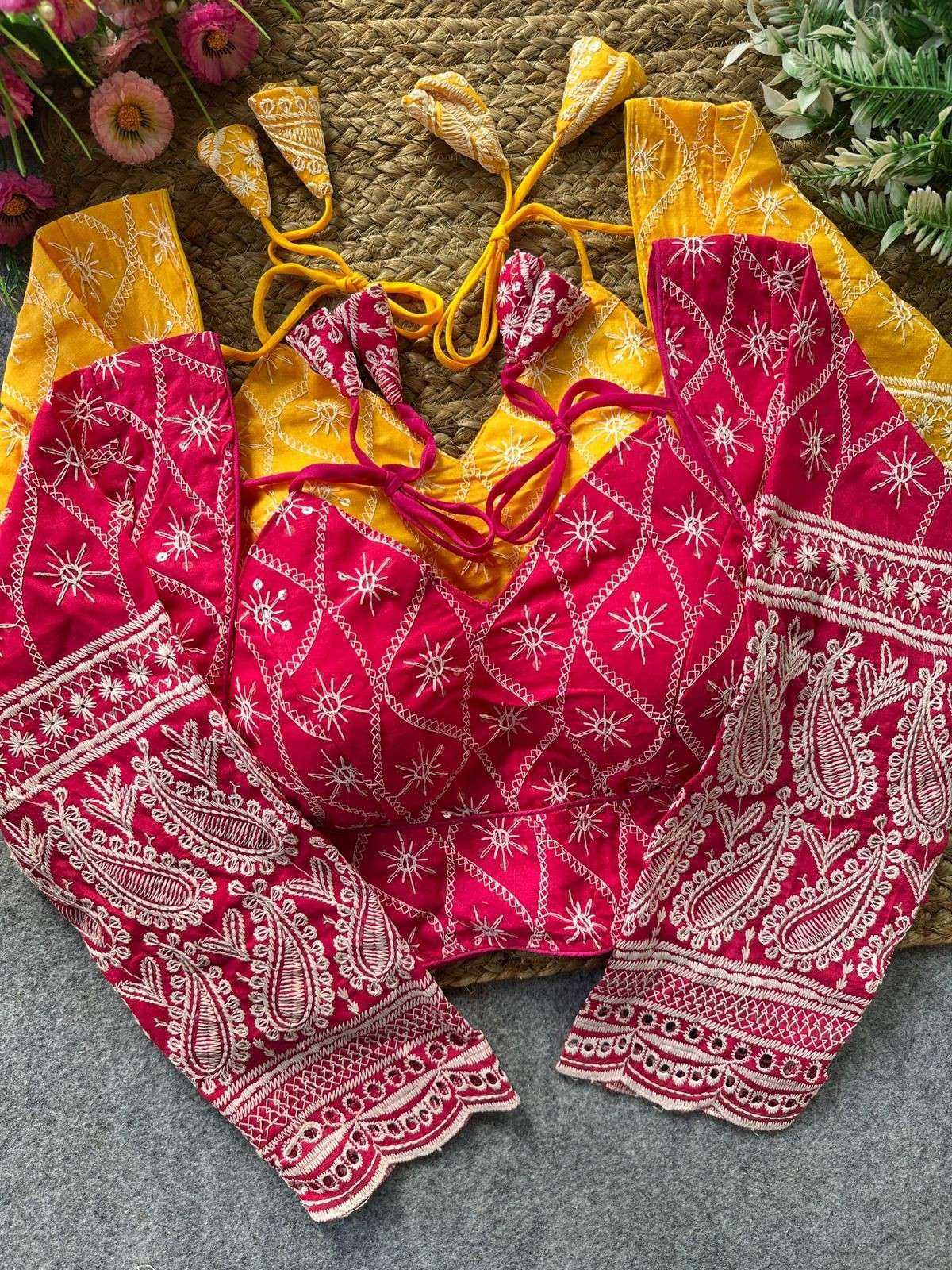 YNF Wholesale Soft Silk Blouse  | Surat Manufacturer