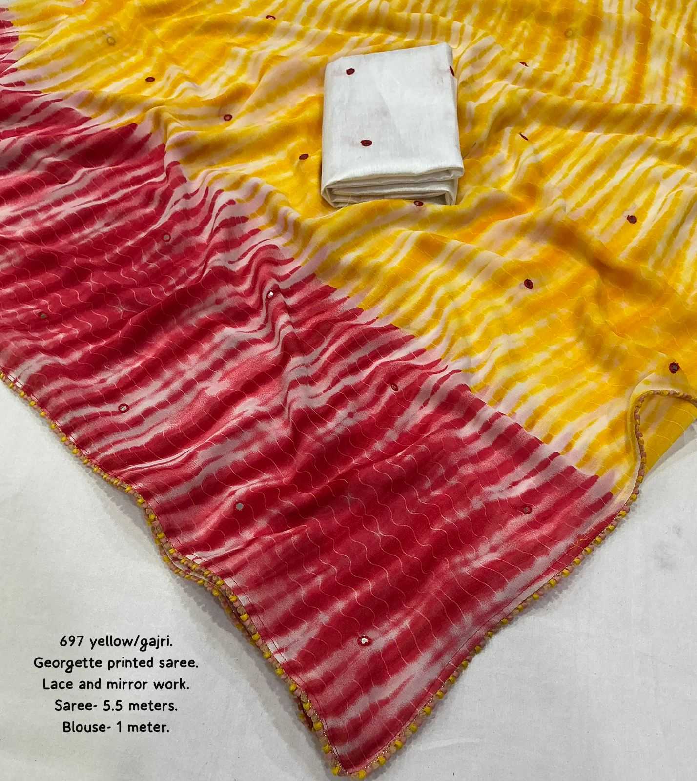 YNF Wholesale Georgette Fancy Sarees KESH433 697 | Surat Manufacturer