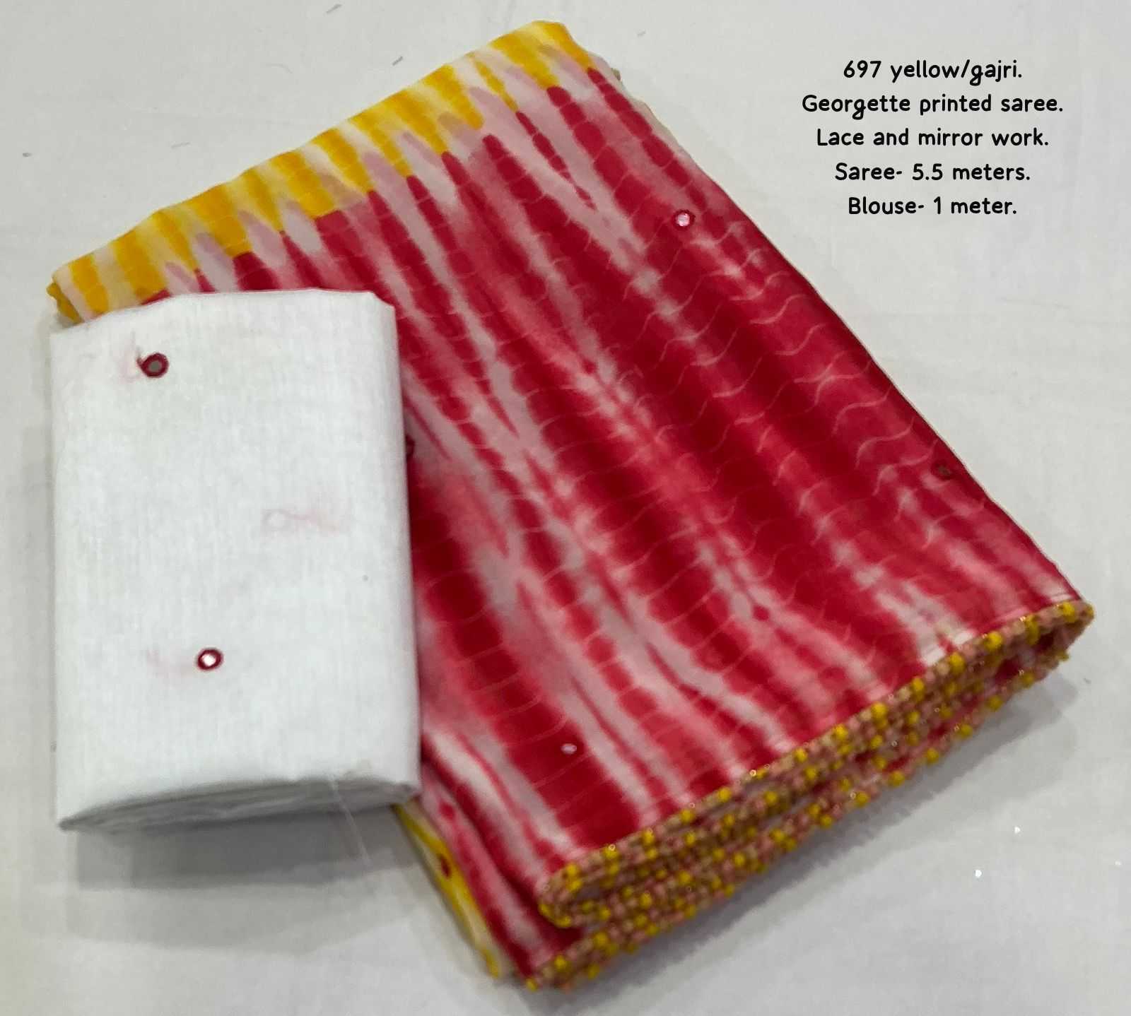 YNF Wholesale Georgette Fancy Sarees KESH433 697 | Surat Manufacturer