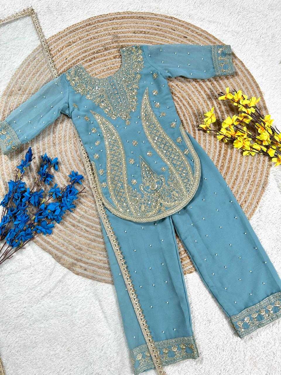 YNF Wholesale Georgette Girls Kurti  | Surat Manufacturer