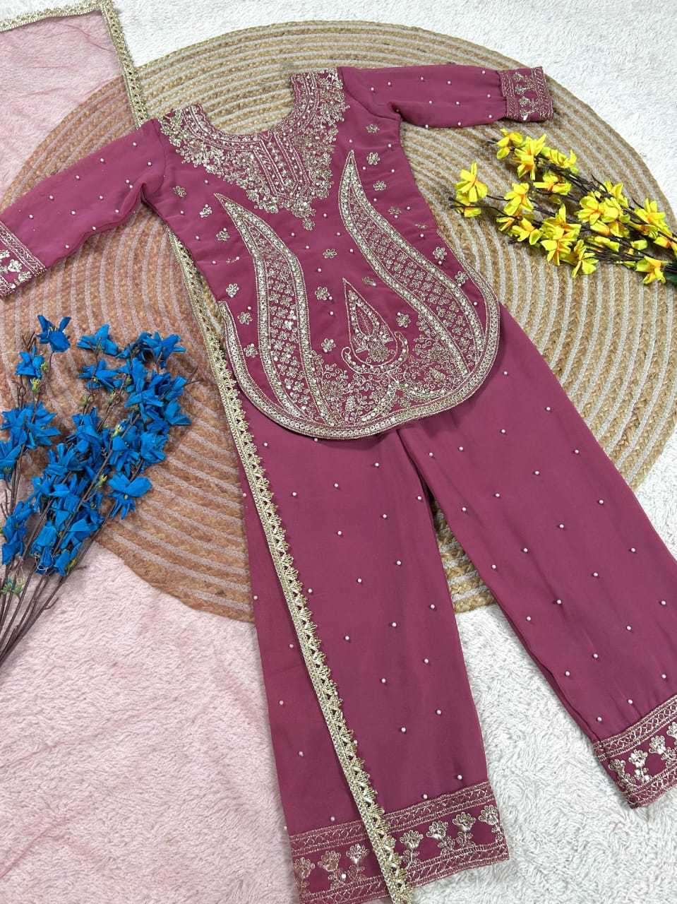 YNF Wholesale Georgette Girls Kurti  | Surat Manufacturer