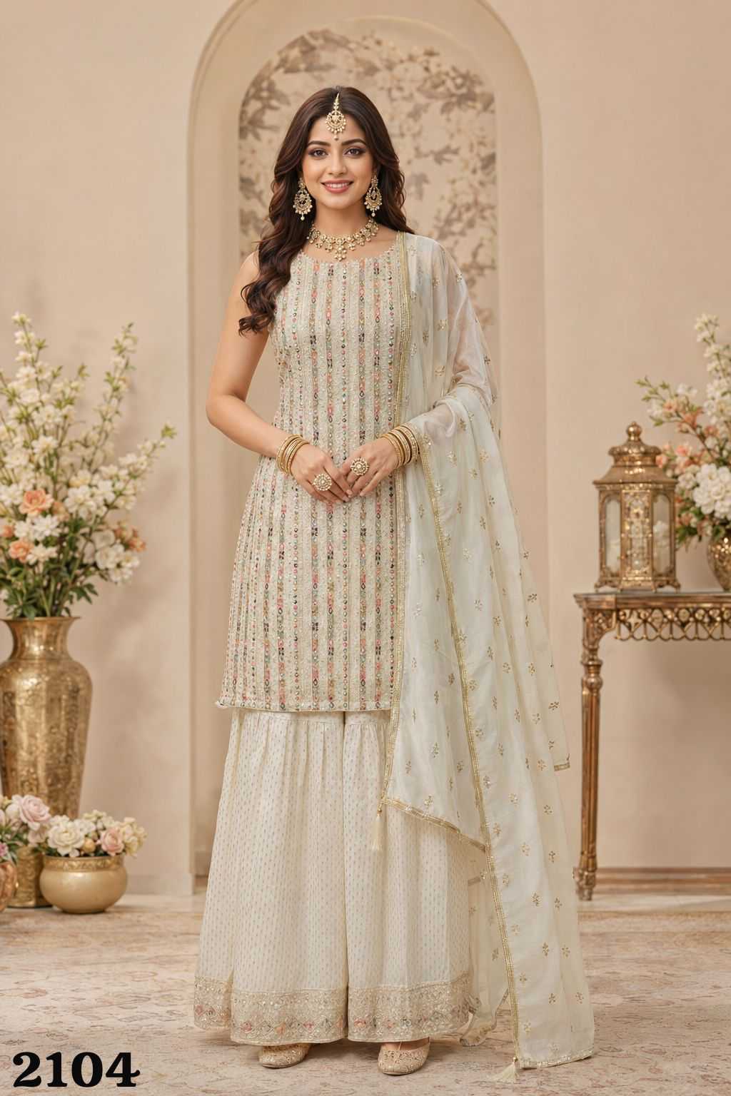 YNF Wholesale Georgette Ladies Suits  | Surat Manufacturer