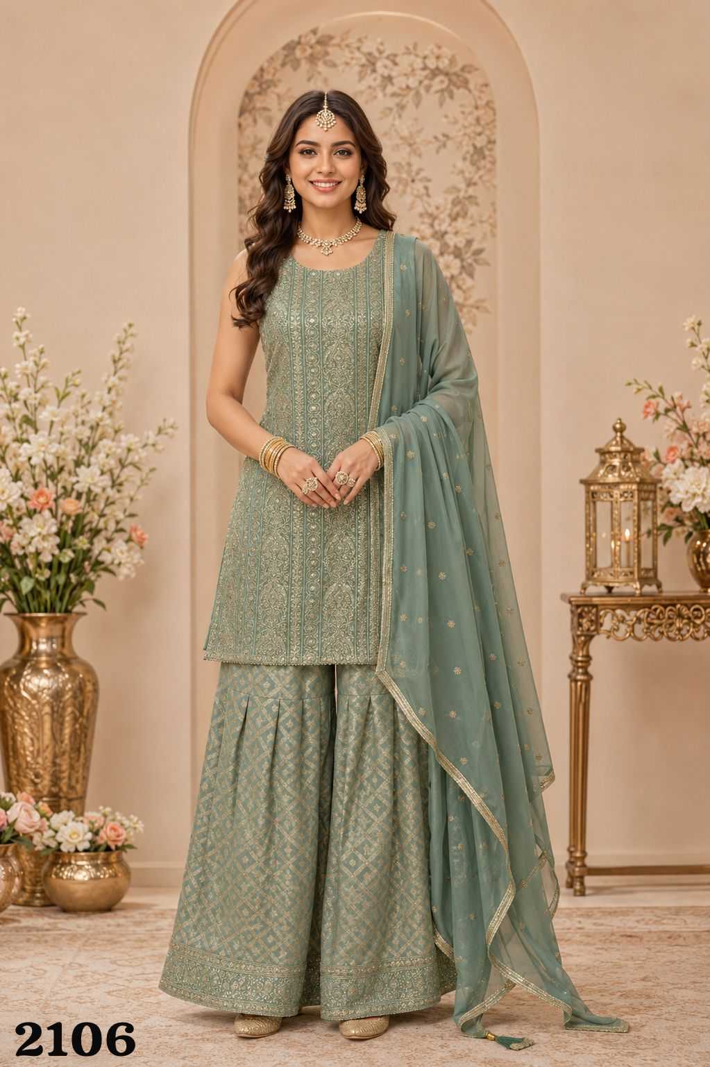 YNF Wholesale Georgette Ladies Suits  | Surat Manufacturer