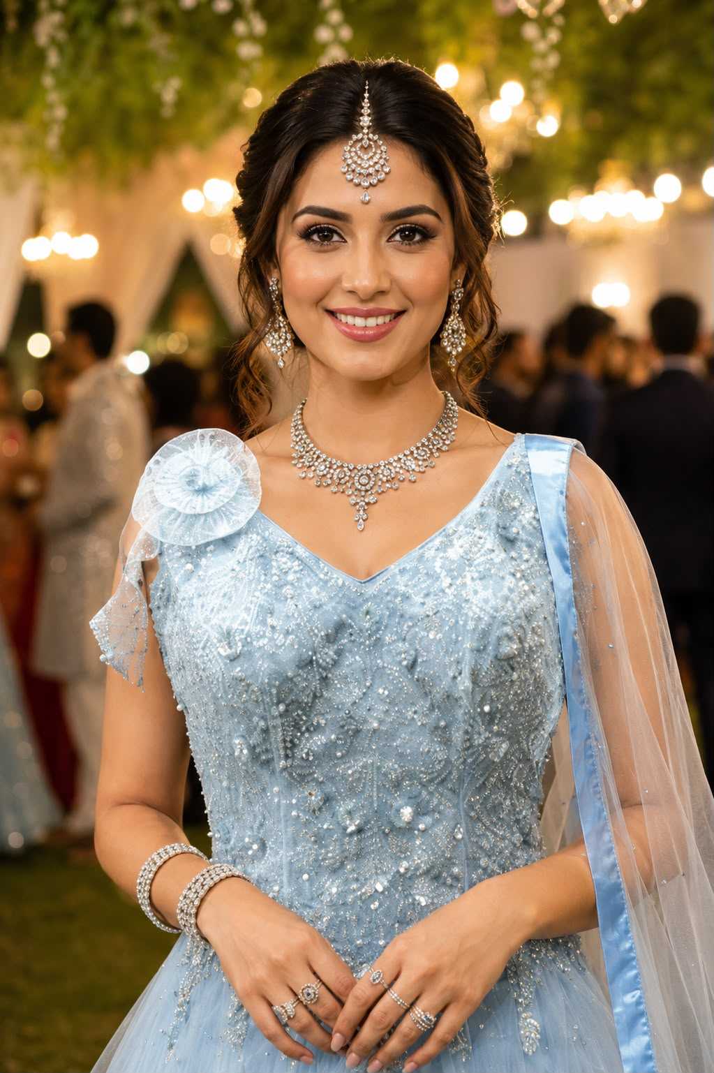 YNF Wholesale Net Fancy Gowns  | Surat Manufacturer