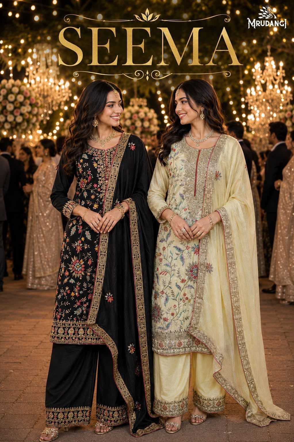 YNF Wholesale Chinon Ladies Suits  | Surat Manufacturer