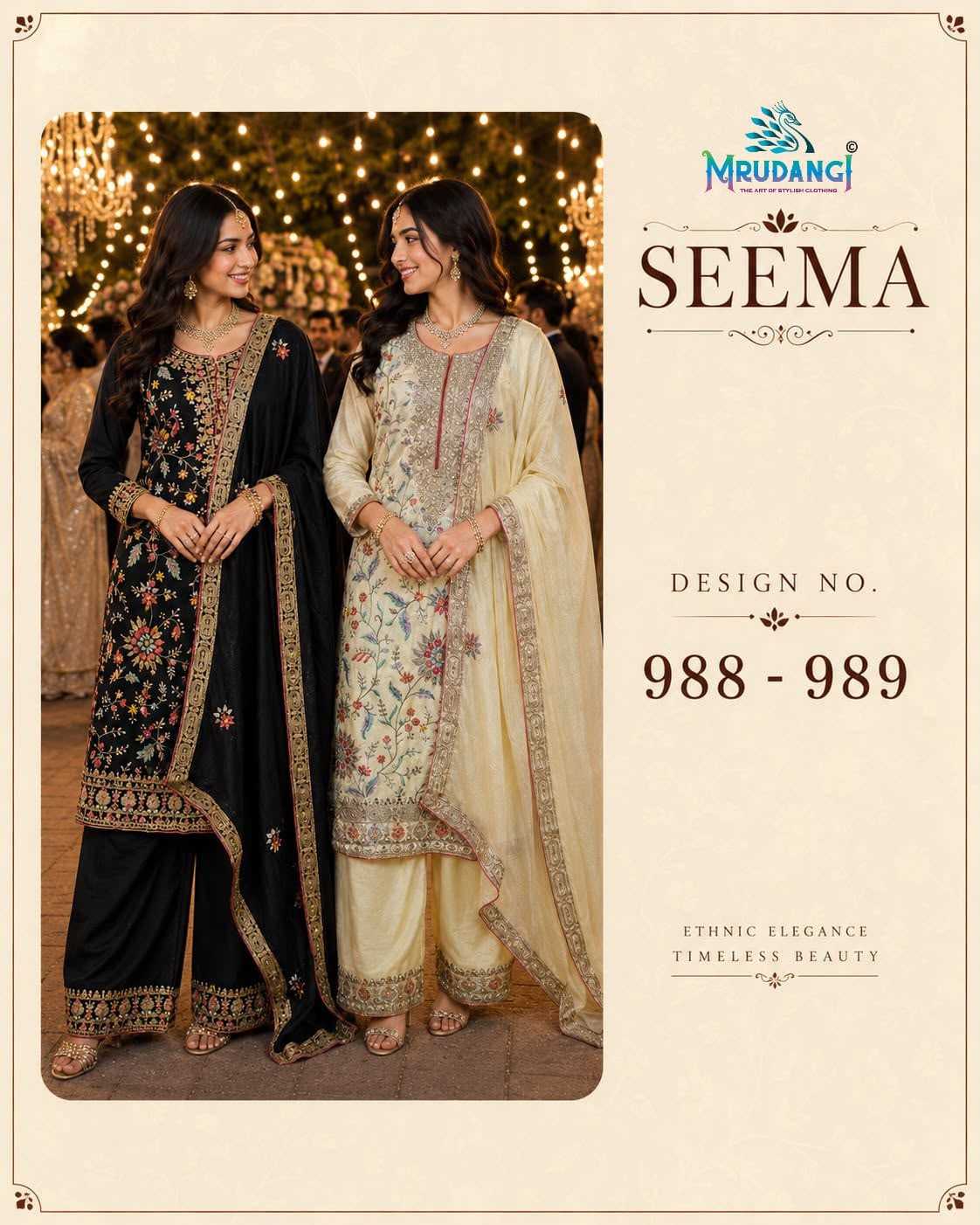 YNF Wholesale Chinon Ladies Suits  | Surat Manufacturer
