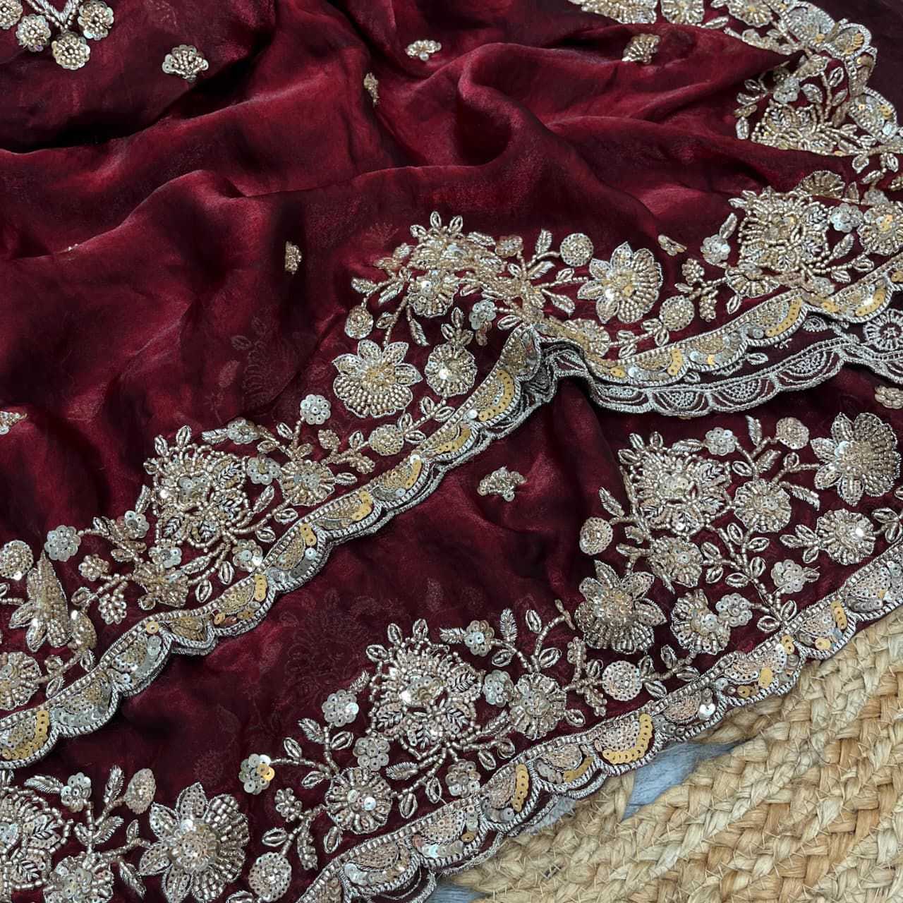 YNF Wholesale Space Silk Designer Silk Sarees  | Surat Manufacturer