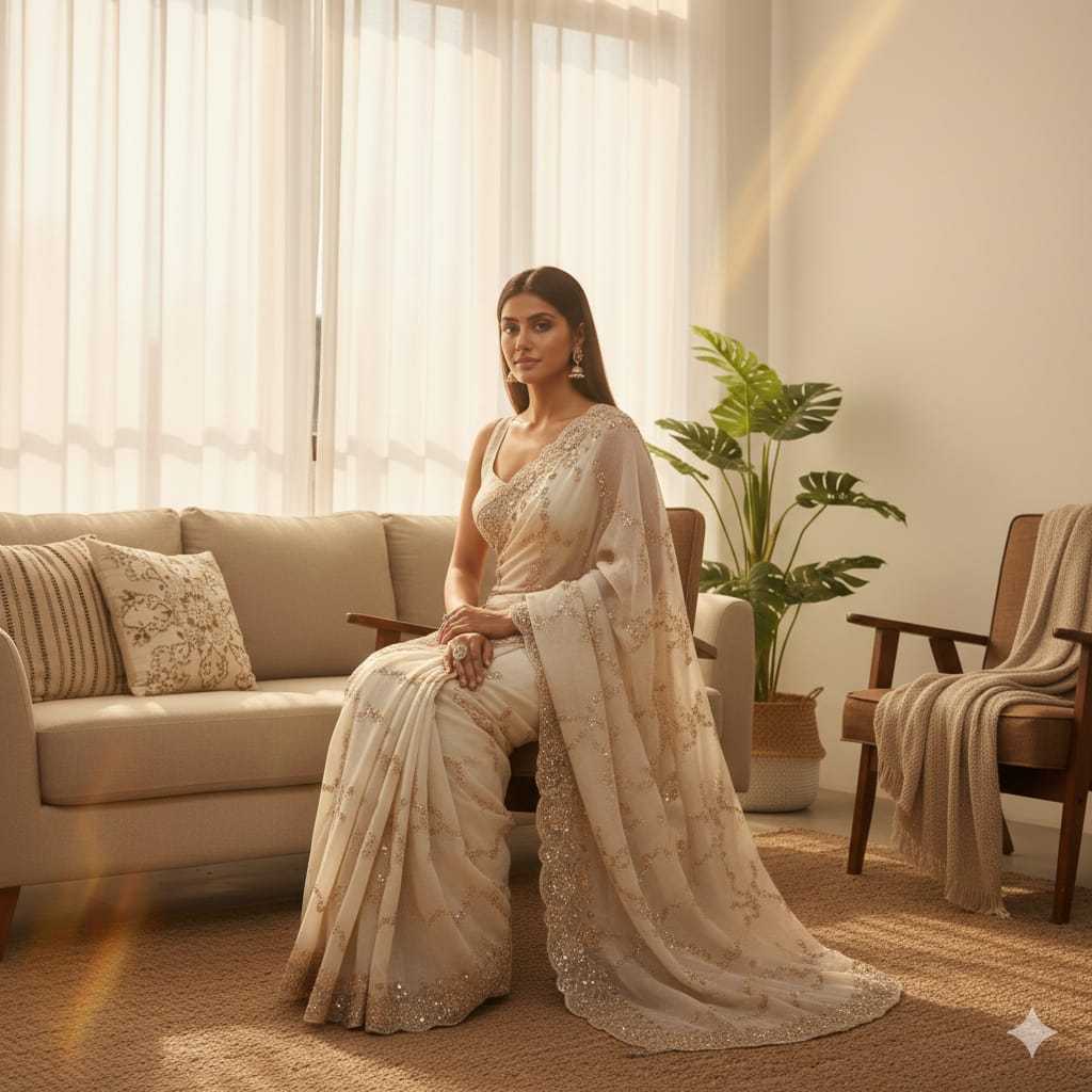 YNF Wholesale Space Silk Party Wear Silk Sarees  | Surat Manufacturer