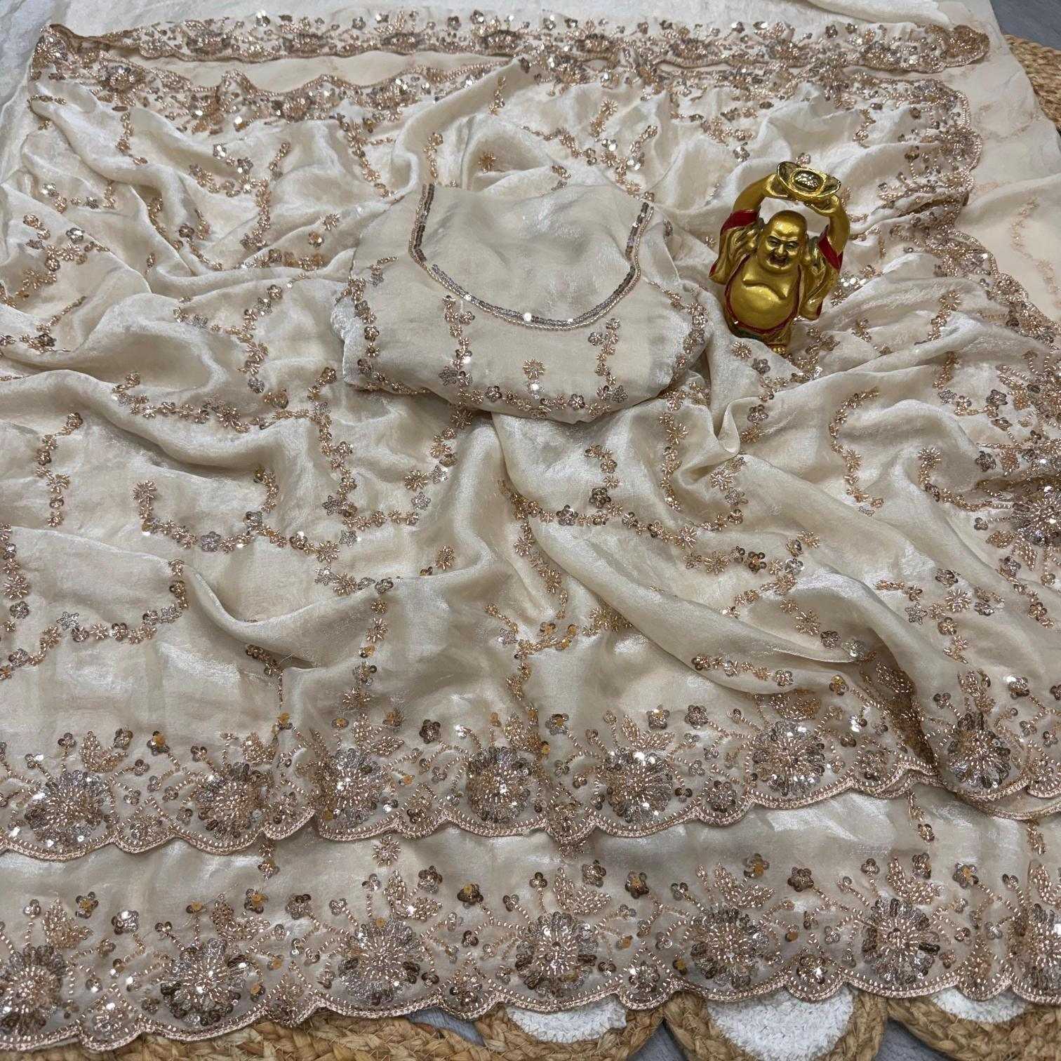 YNF Wholesale Space Silk Party Wear Silk Sarees  | Surat Manufacturer