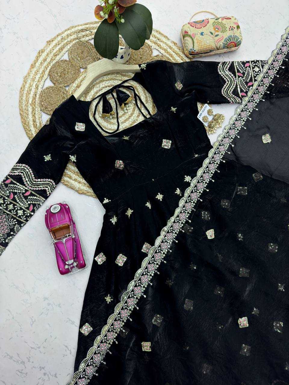 YNF Wholesale Silk Party Wear Gowns  | Surat Manufacturer