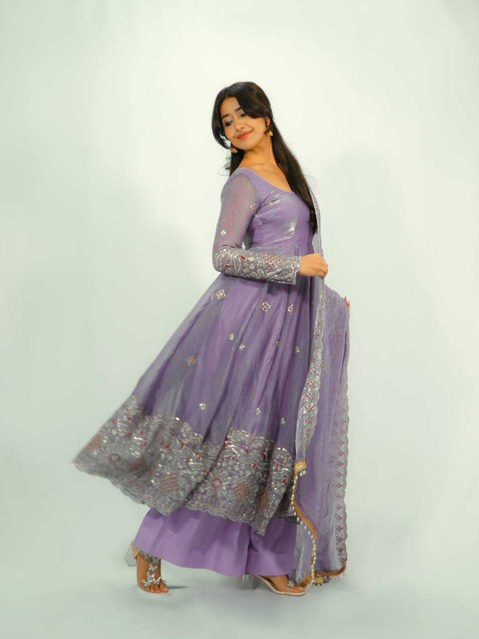 YNF Wholesale Silk Party Wear Gowns  | Surat Manufacturer