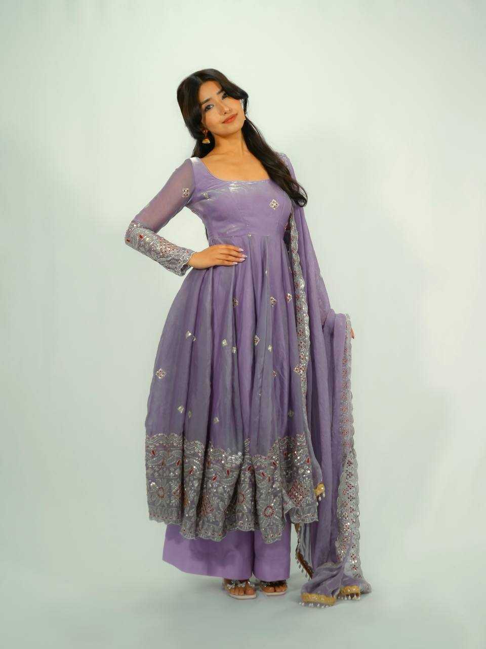 YNF Wholesale Silk Party Wear Gowns  | Surat Manufacturer