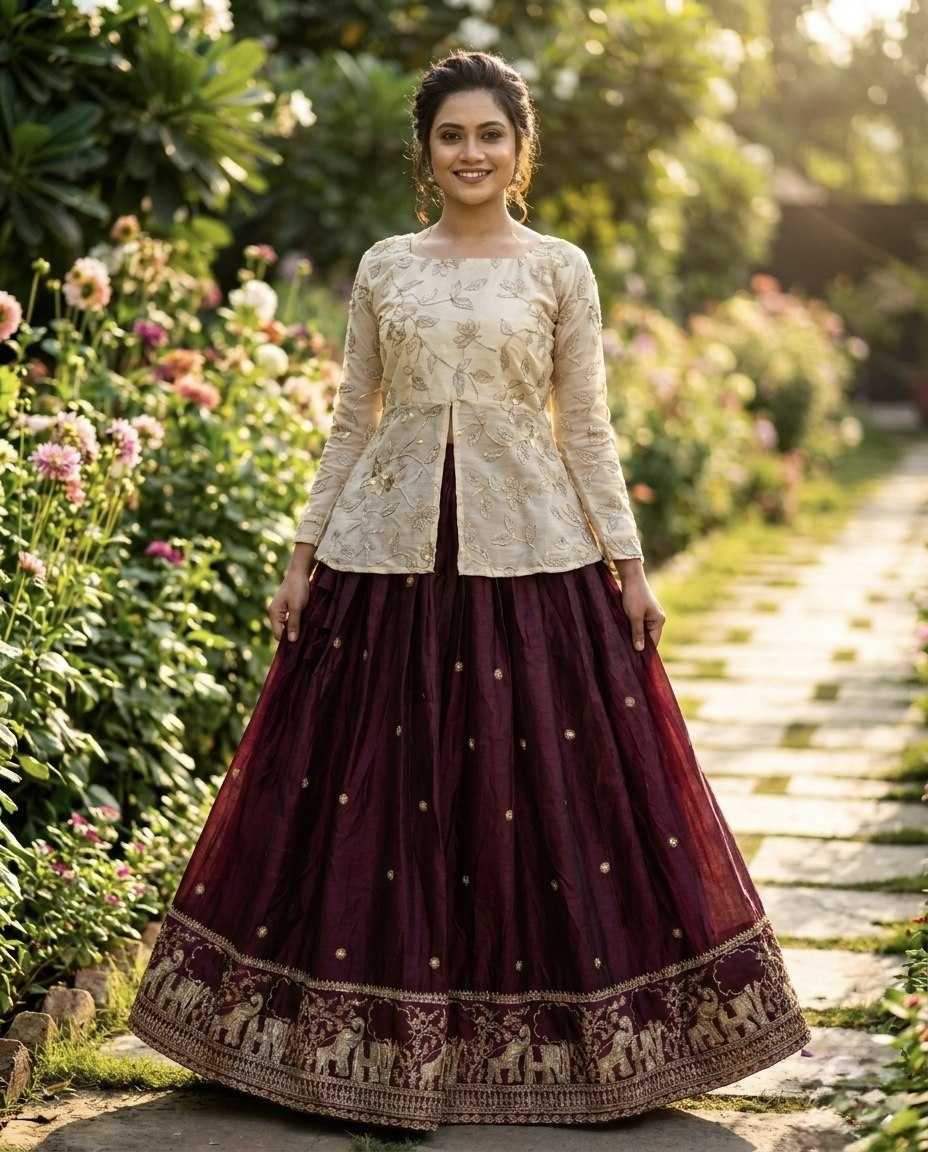 YNF Wholesale FENDY Embroidered Lehenga  | Surat Manufacturer