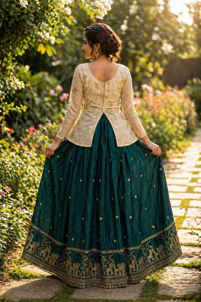 YNF Wholesale FENDY Embroidered Lehenga  | Surat Manufacturer