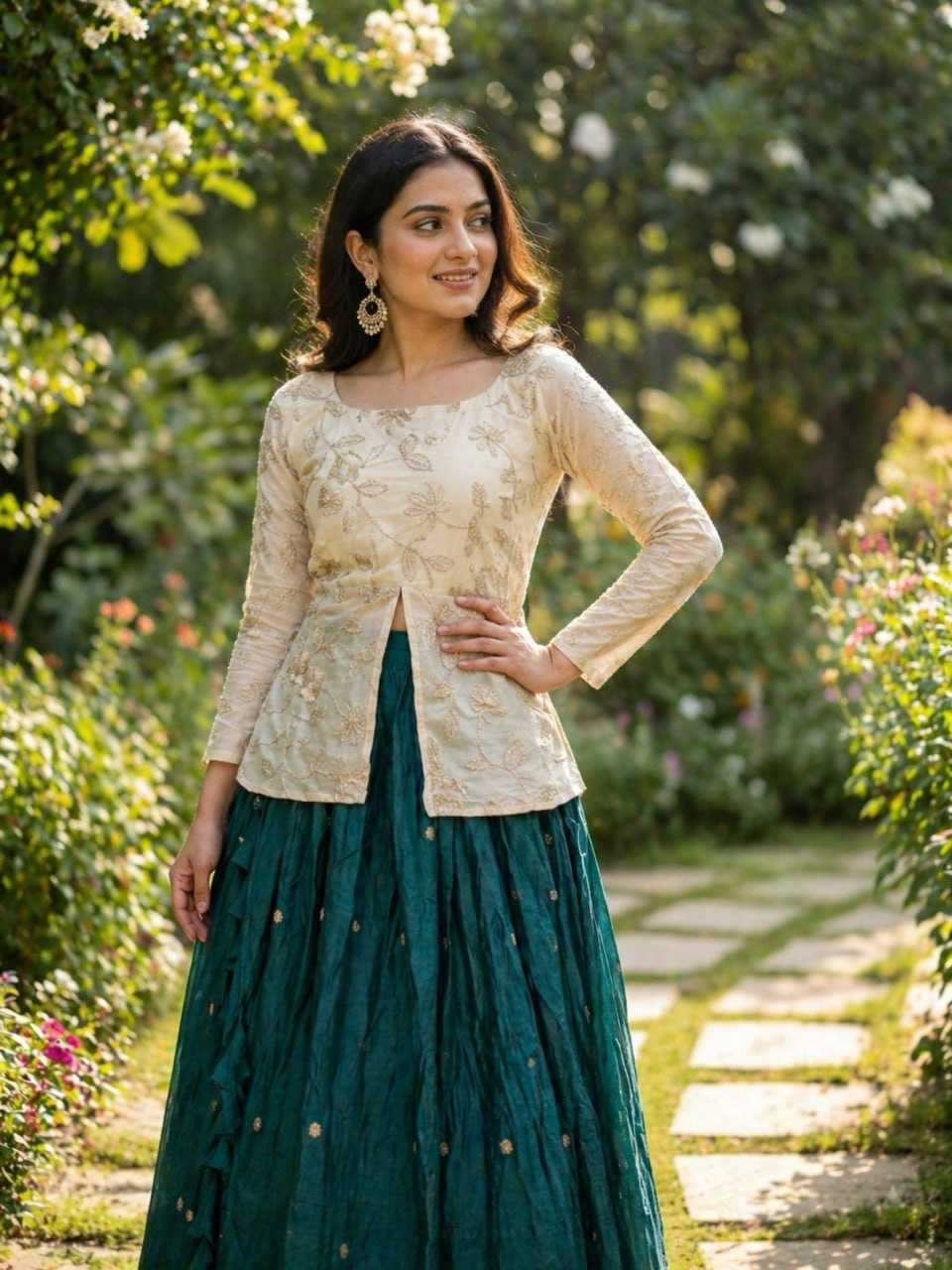 YNF Wholesale FENDY Embroidered Lehenga  | Surat Manufacturer
