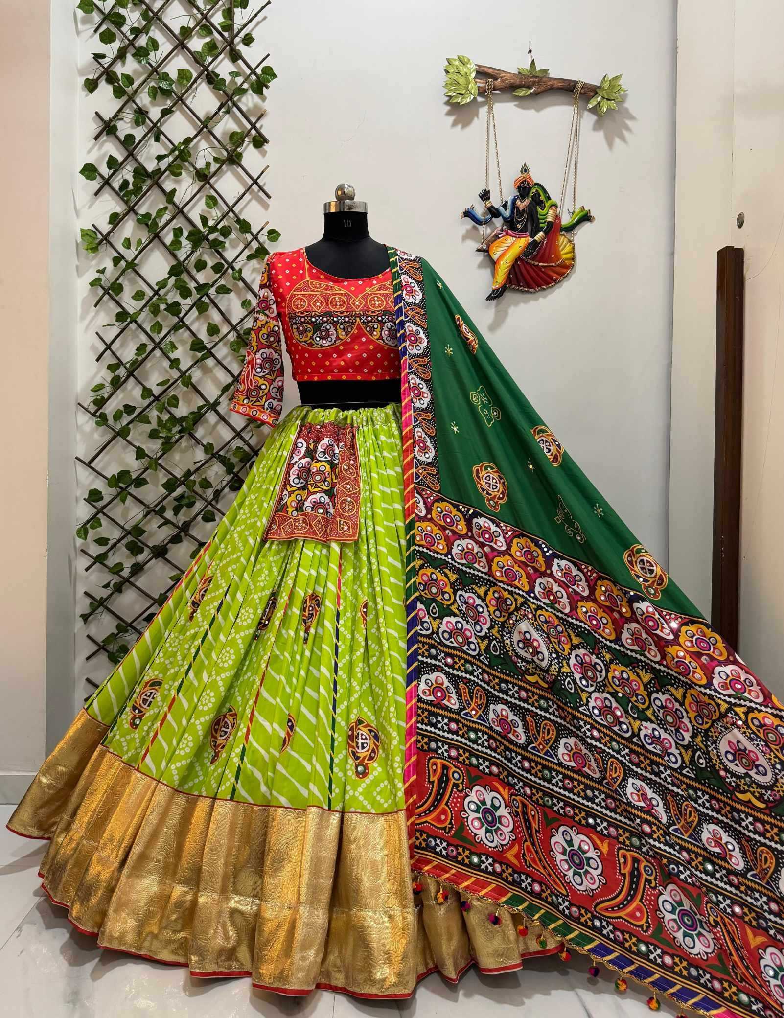 YNF Wholesale Cotton Printed Lehenga  | Surat Manufacturer