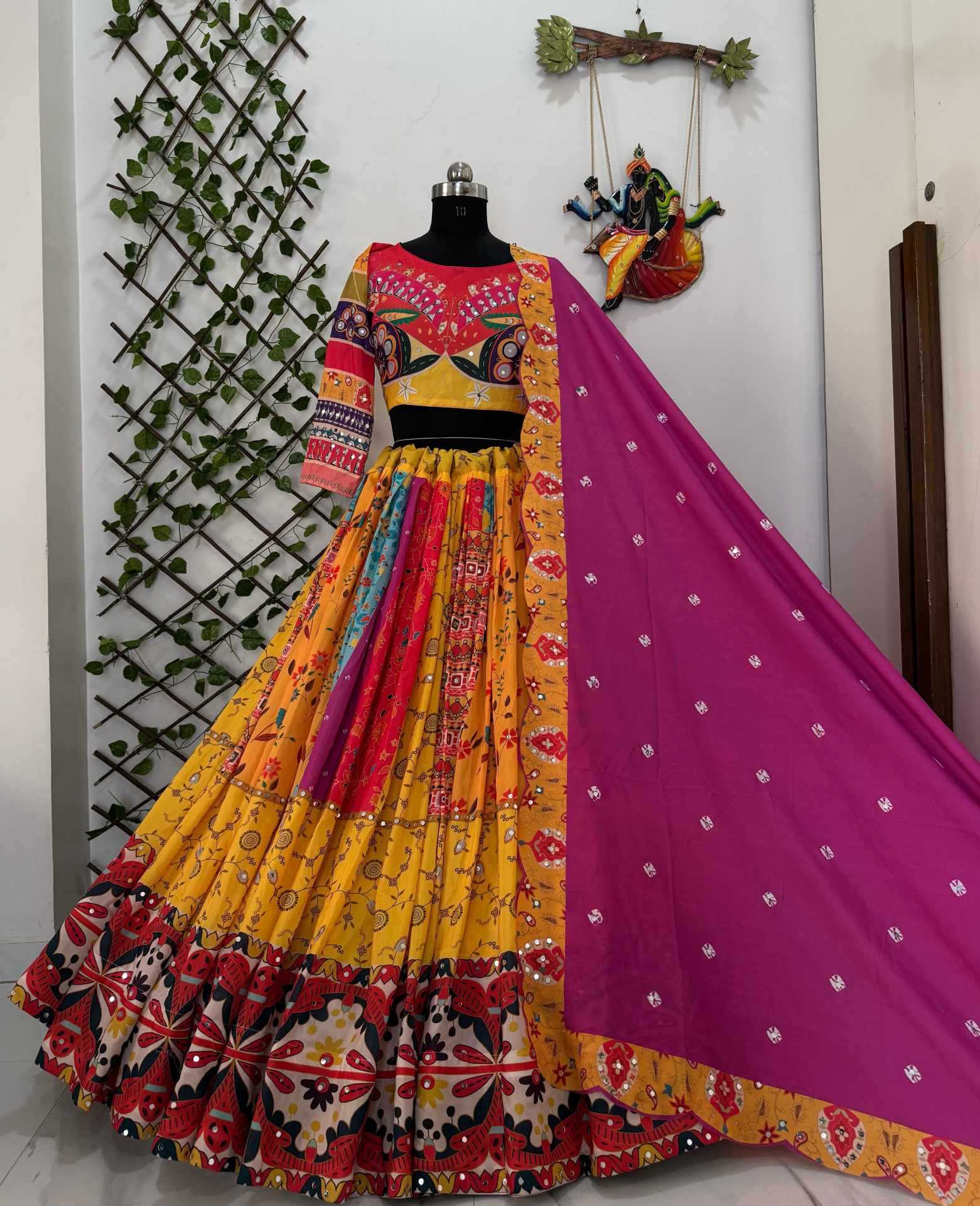 YNF Wholesale Cotton Printed Lehenga  | Surat Manufacturer