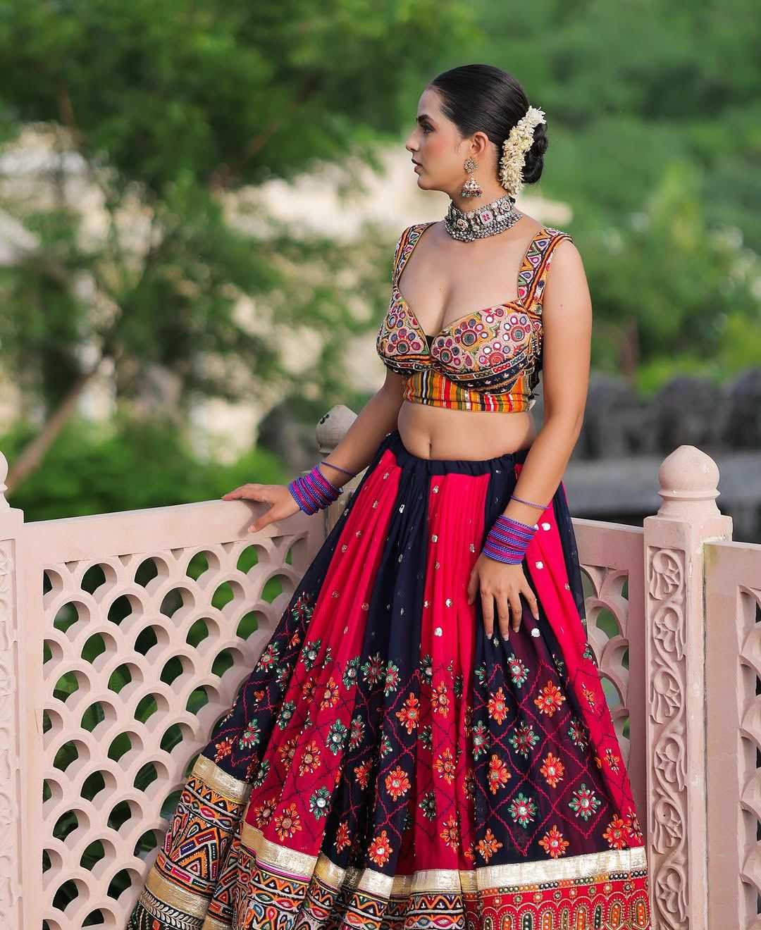YNF Wholesale Malai Silk Printed Lehenga  | Surat Manufacturer