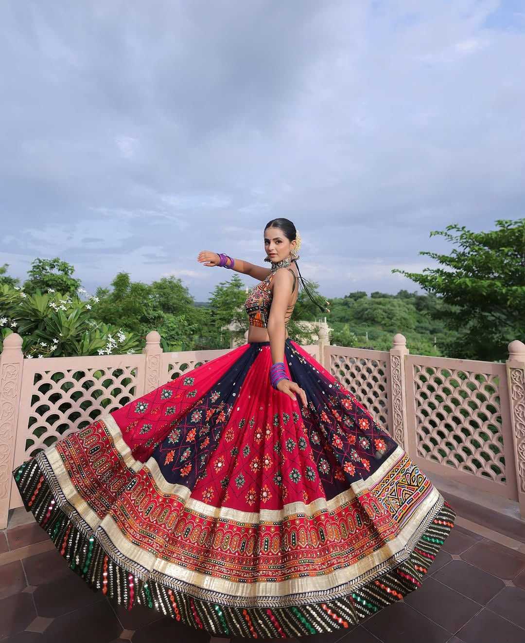 YNF Wholesale Malai Silk Printed Lehenga  | Surat Manufacturer