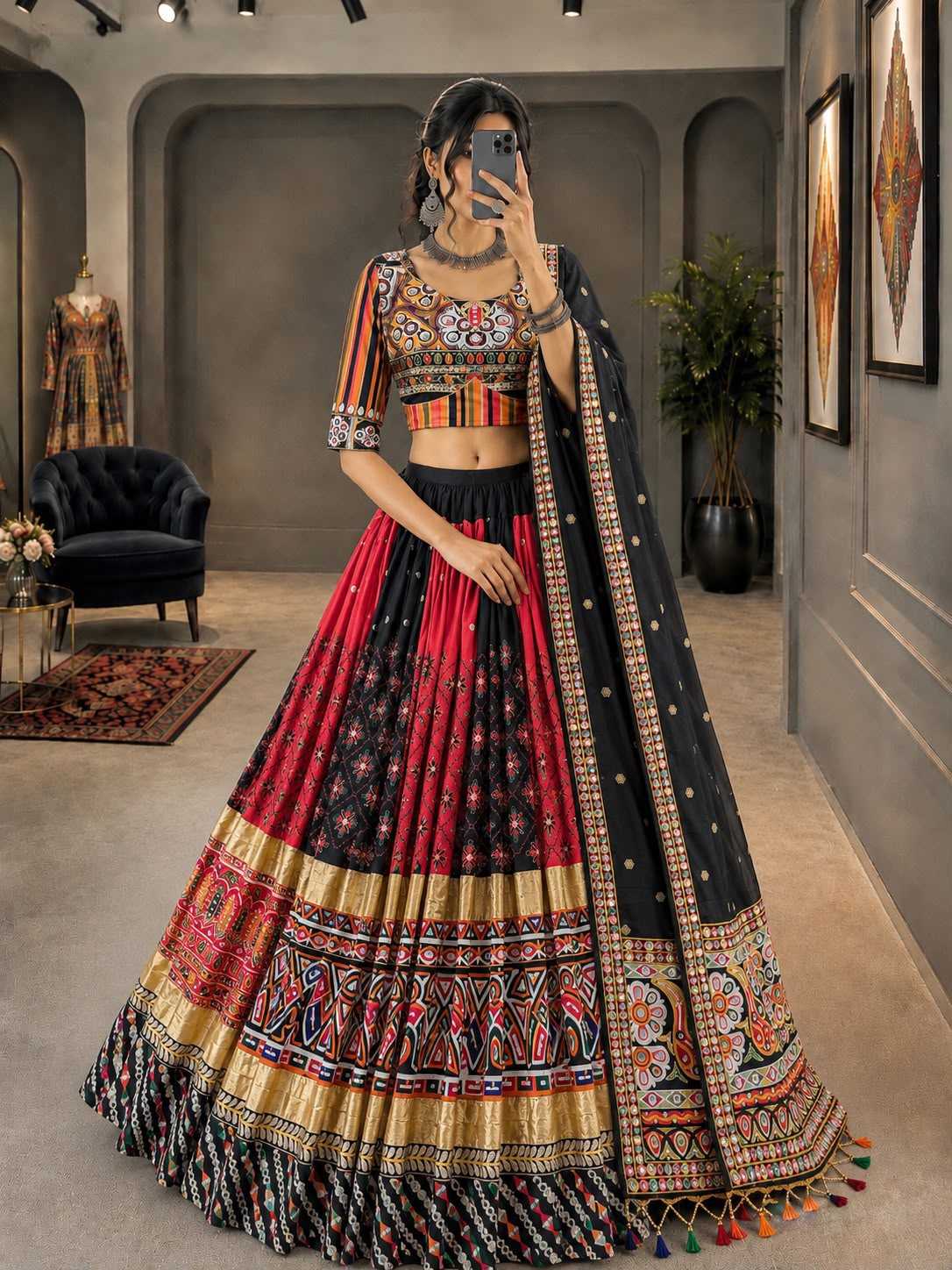 YNF Wholesale Malai Silk Printed Lehenga  | Surat Manufacturer