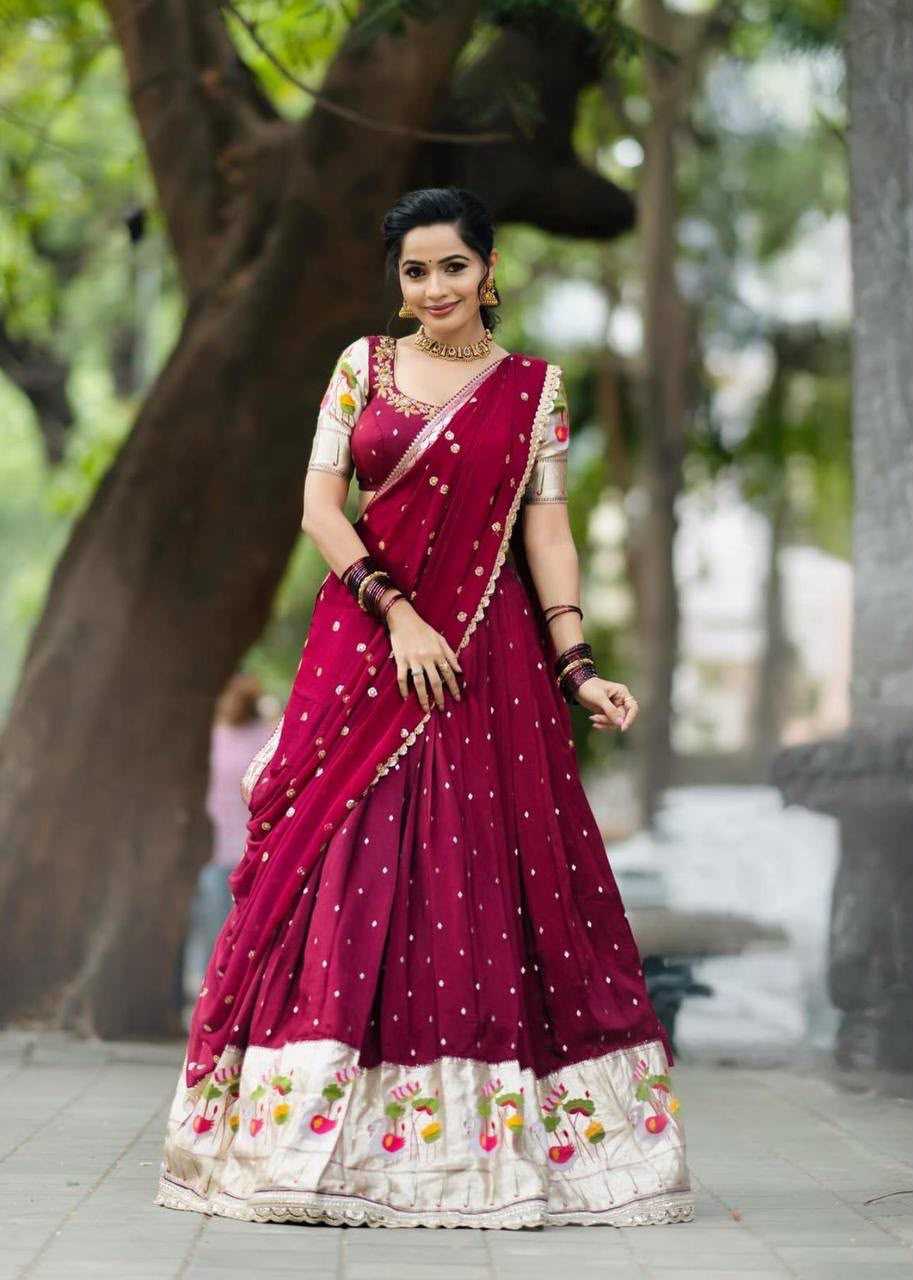 YNF Wholesale Georgette Embroidered Lehenga  | Surat Manufacturer