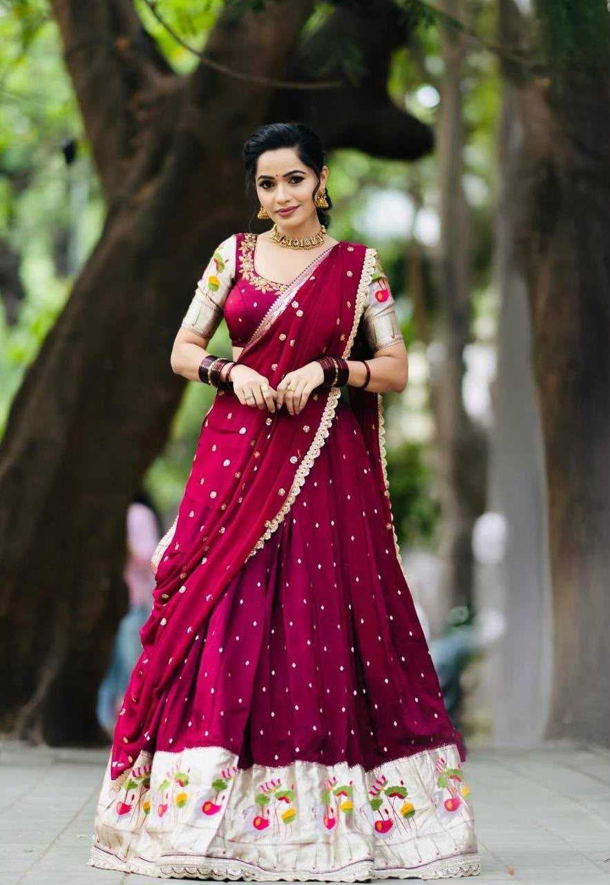 YNF Wholesale Georgette Embroidered Lehenga  | Surat Manufacturer